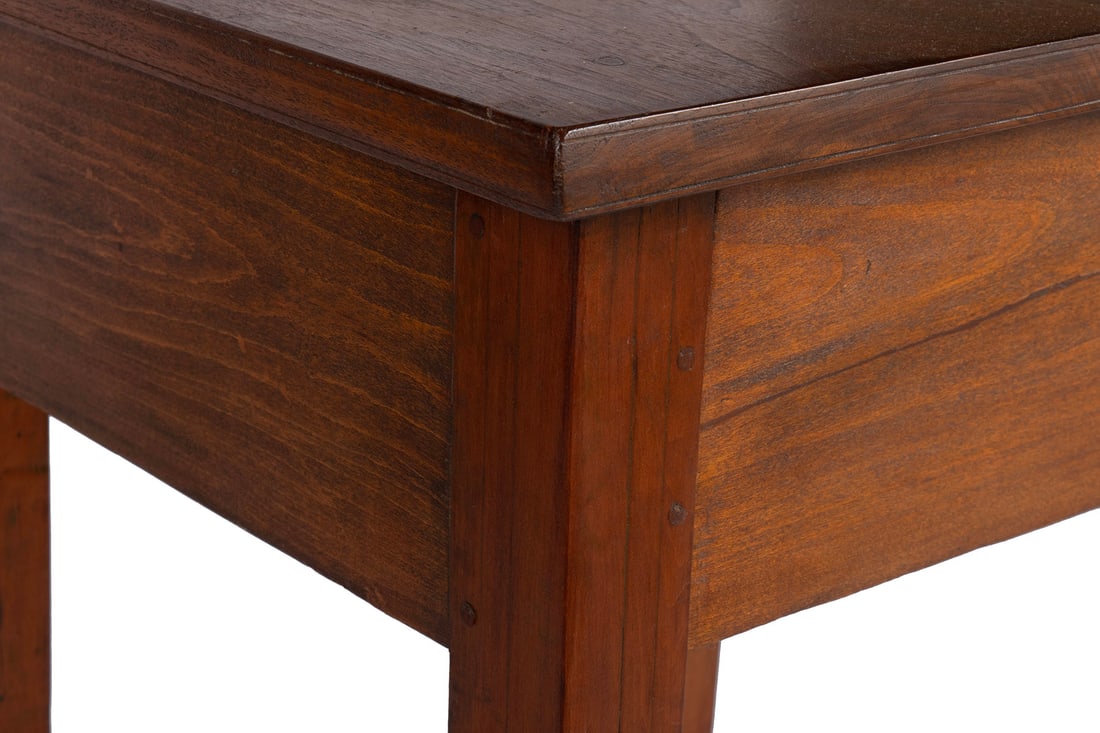 ONE DRAWER WORKTABLE WITH TWO CANDLE STANDS - 10