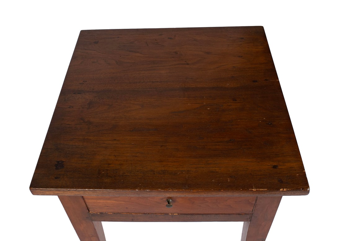 ONE DRAWER WORKTABLE WITH TWO CANDLE STANDS - 4