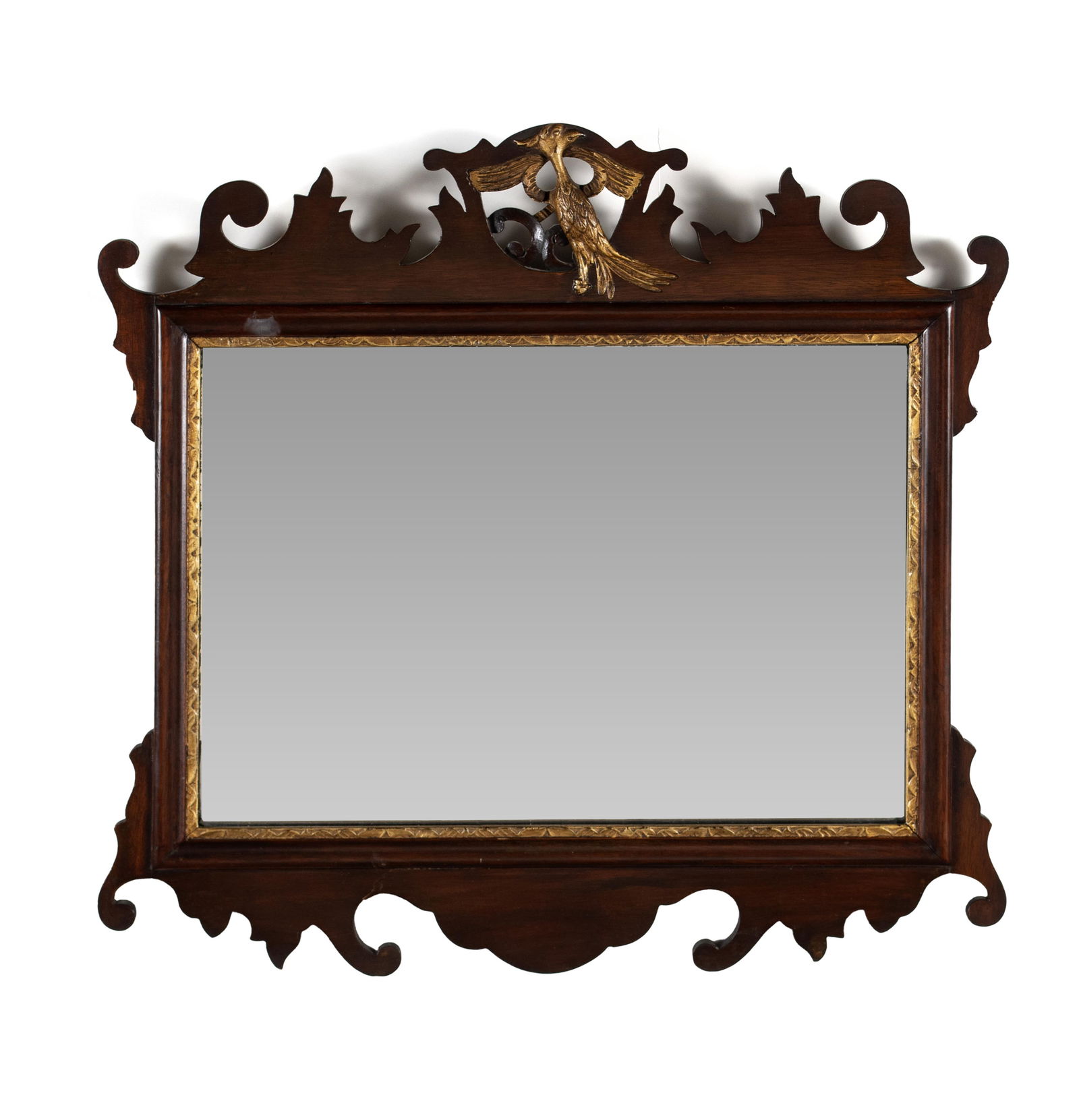 TWO CHIPPENDALE STYLE WALL MIRRORS - 2