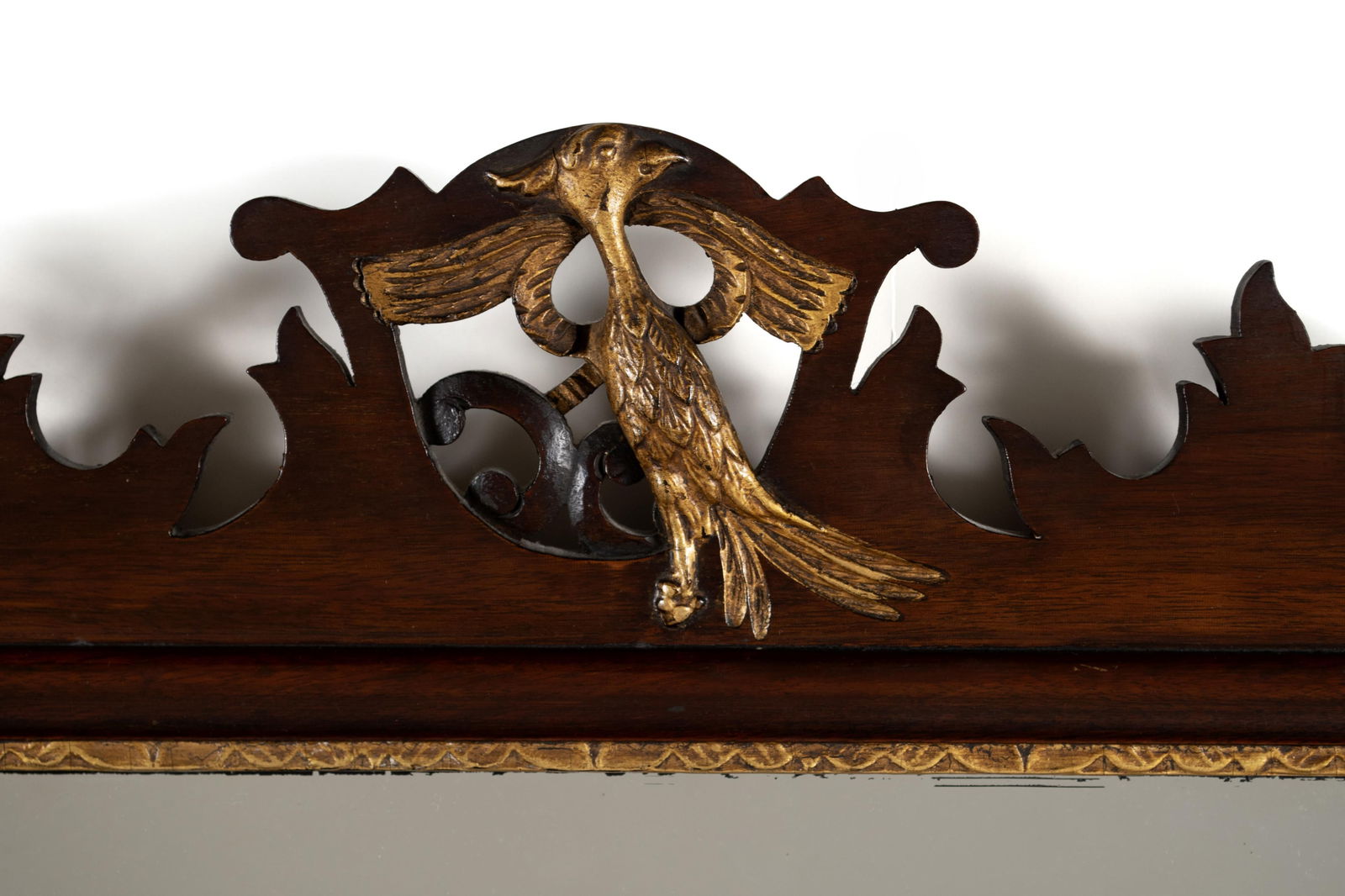 TWO CHIPPENDALE STYLE WALL MIRRORS - 3