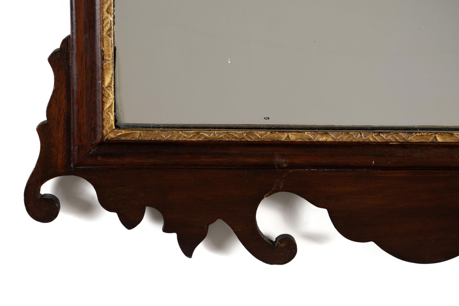 TWO CHIPPENDALE STYLE WALL MIRRORS - 5