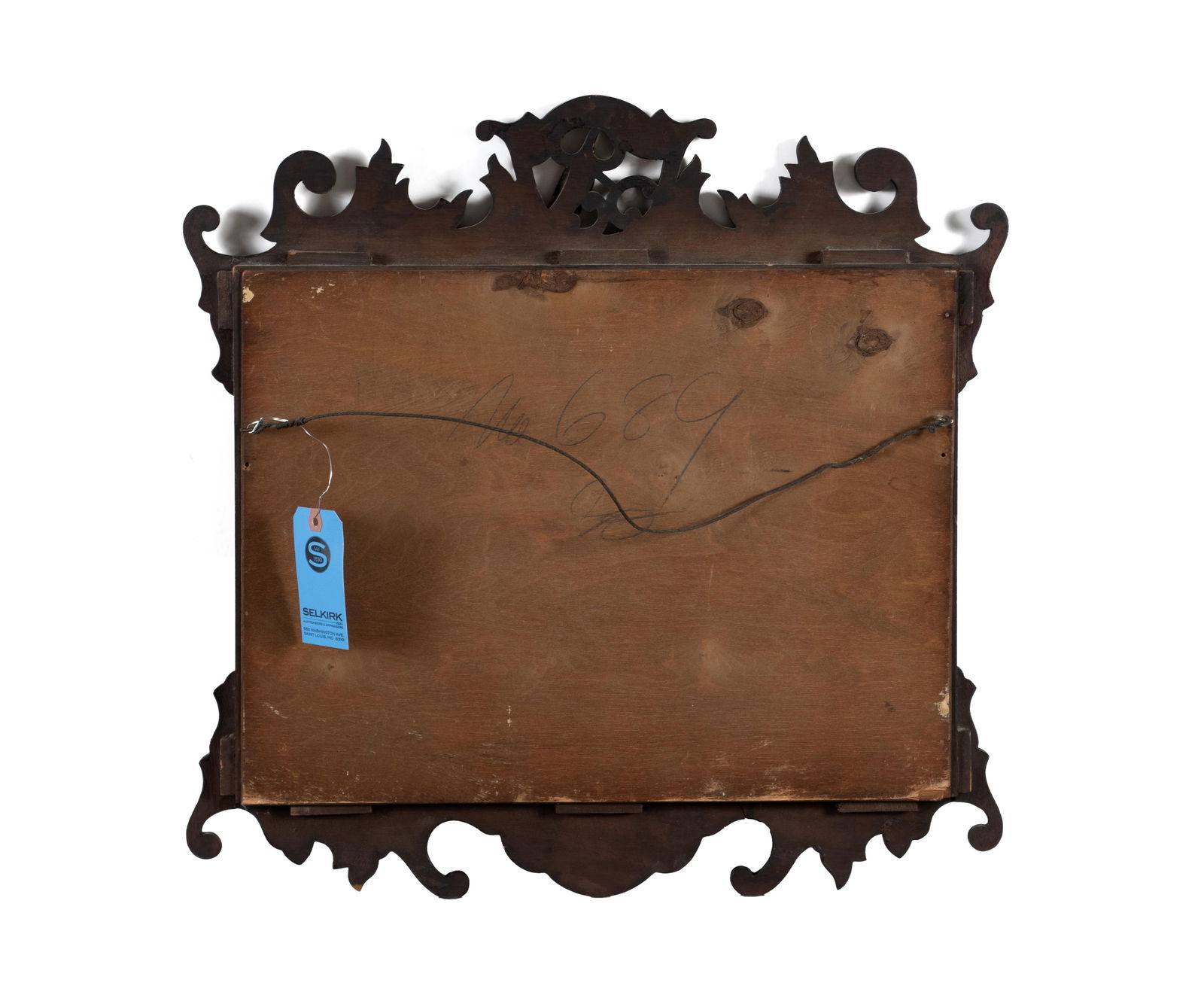 TWO CHIPPENDALE STYLE WALL MIRRORS - 6