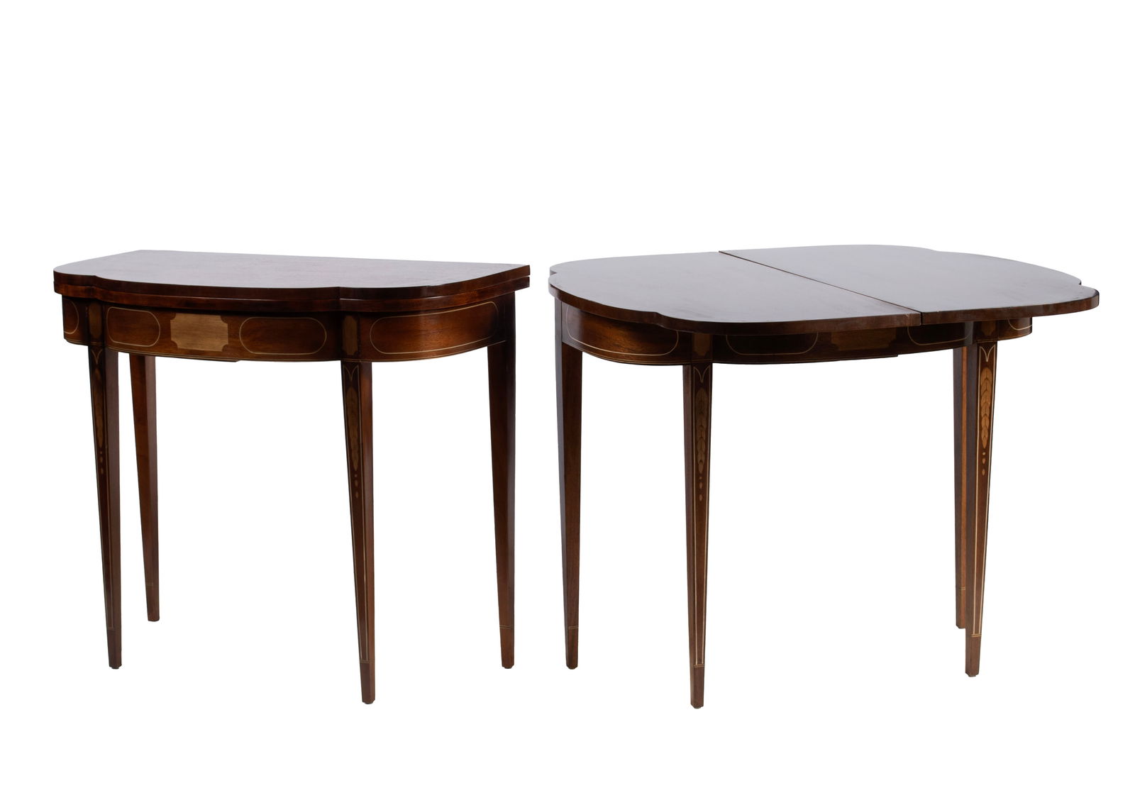 PAIR OF FLIPTOP CONSOLE GAME TABLES (1 of 7)