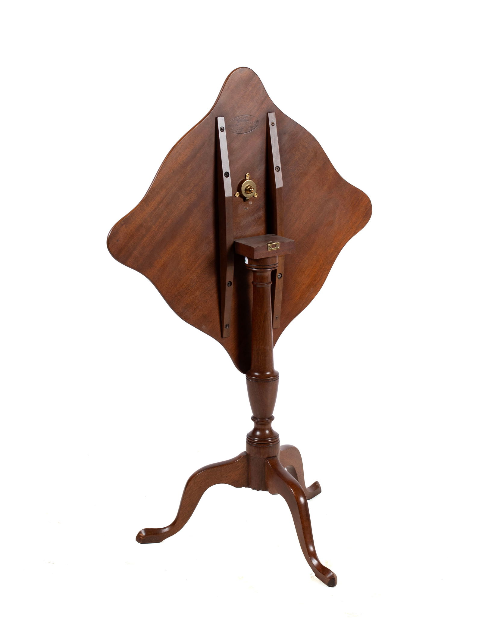 TWO PEDESTAL DRINKS TABLES - 9