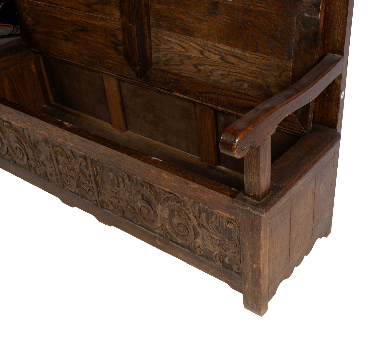 HIDE-A-WAY OAK BENCH - 6