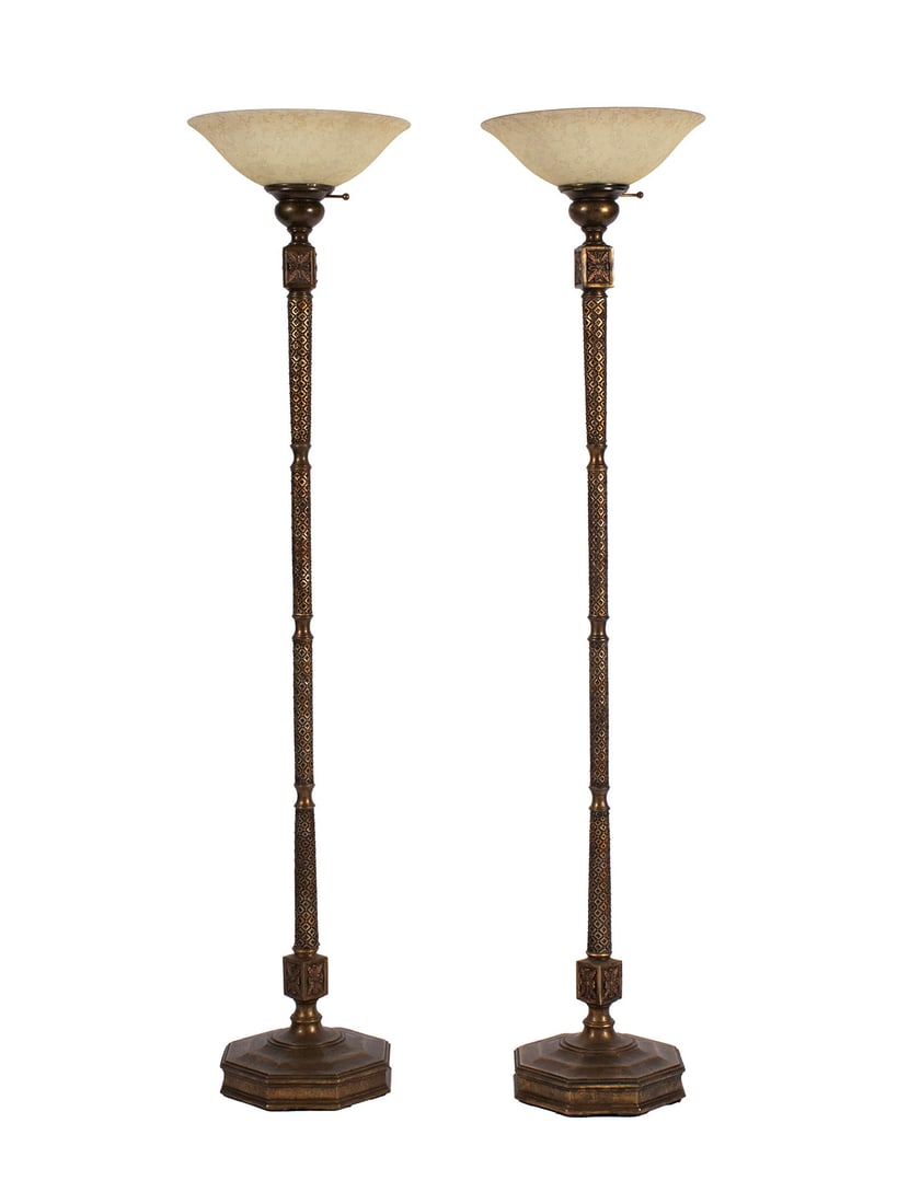 PAIR OF FLOOR LAMPS (1 of 6)