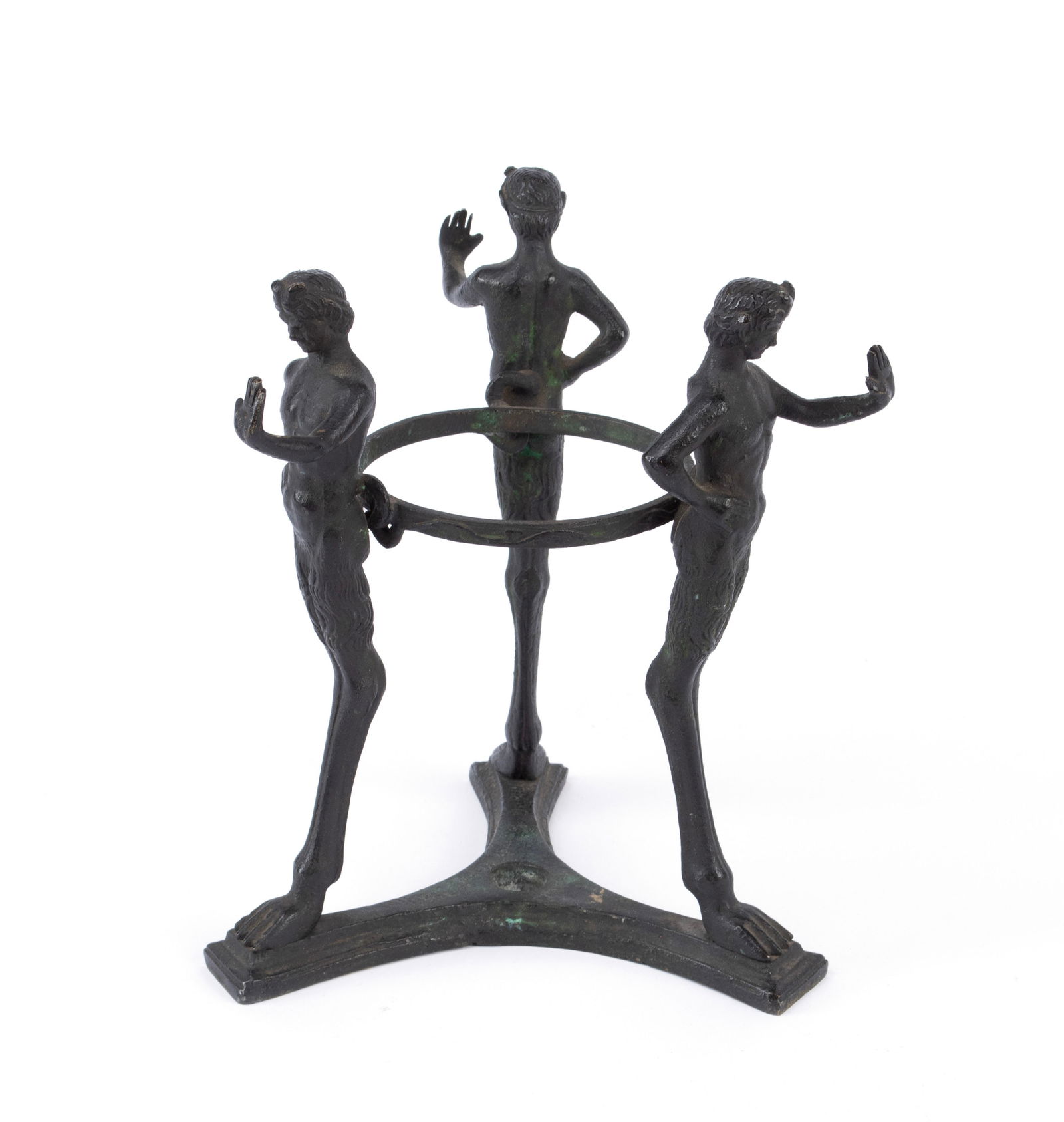 TRI-SATYR BRONZE STAND - 3