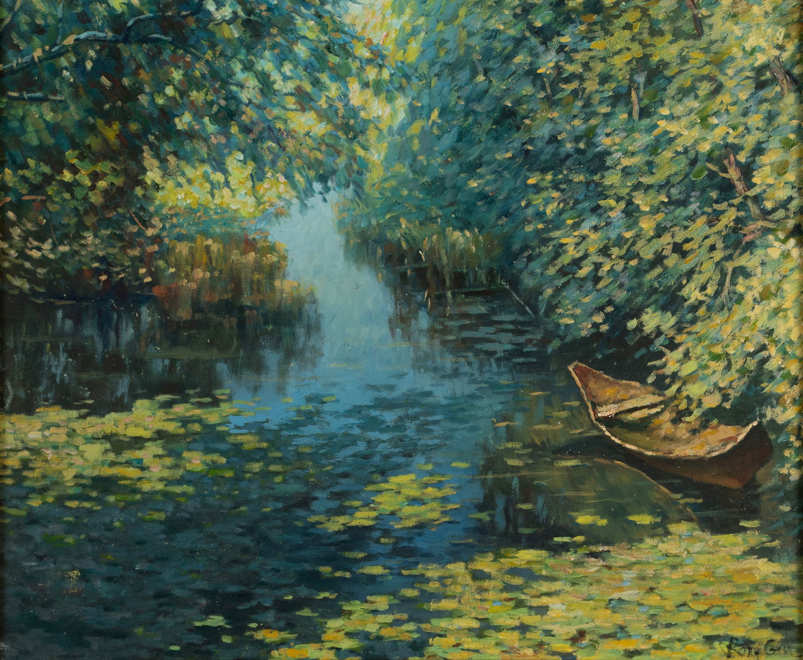 IMPRESSIONIST POND SCENE (1 of 6)