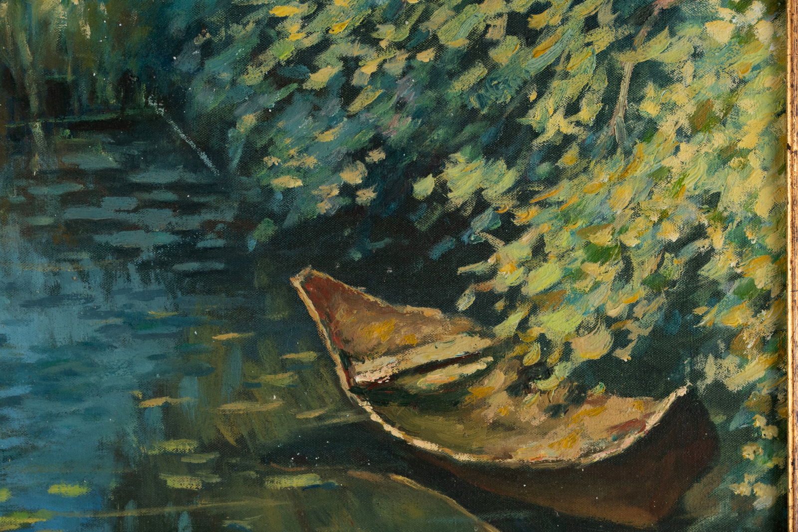 IMPRESSIONIST POND SCENE - 4