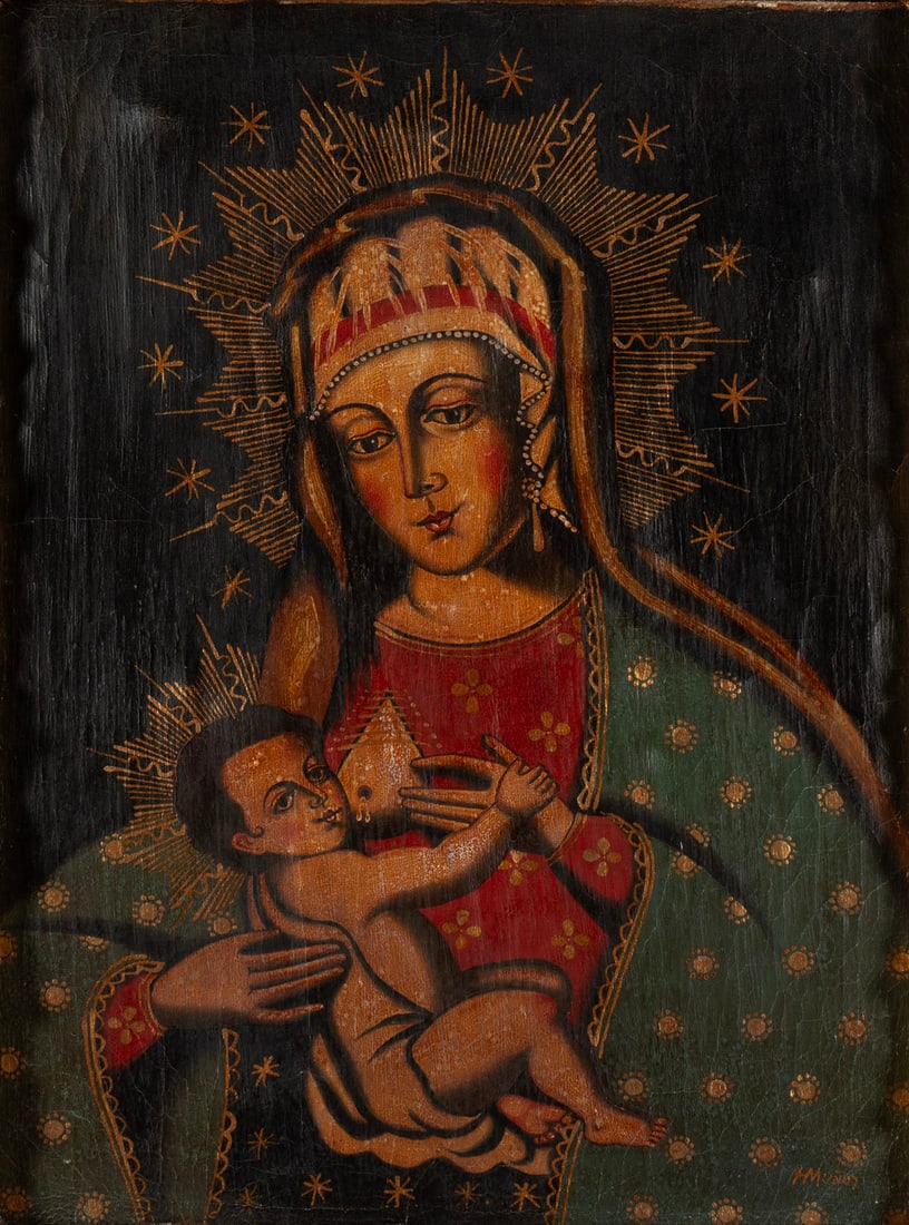 RETABLO OF THE VIRGIN MARY AND THE INFANT CHRIST (1 of 9)