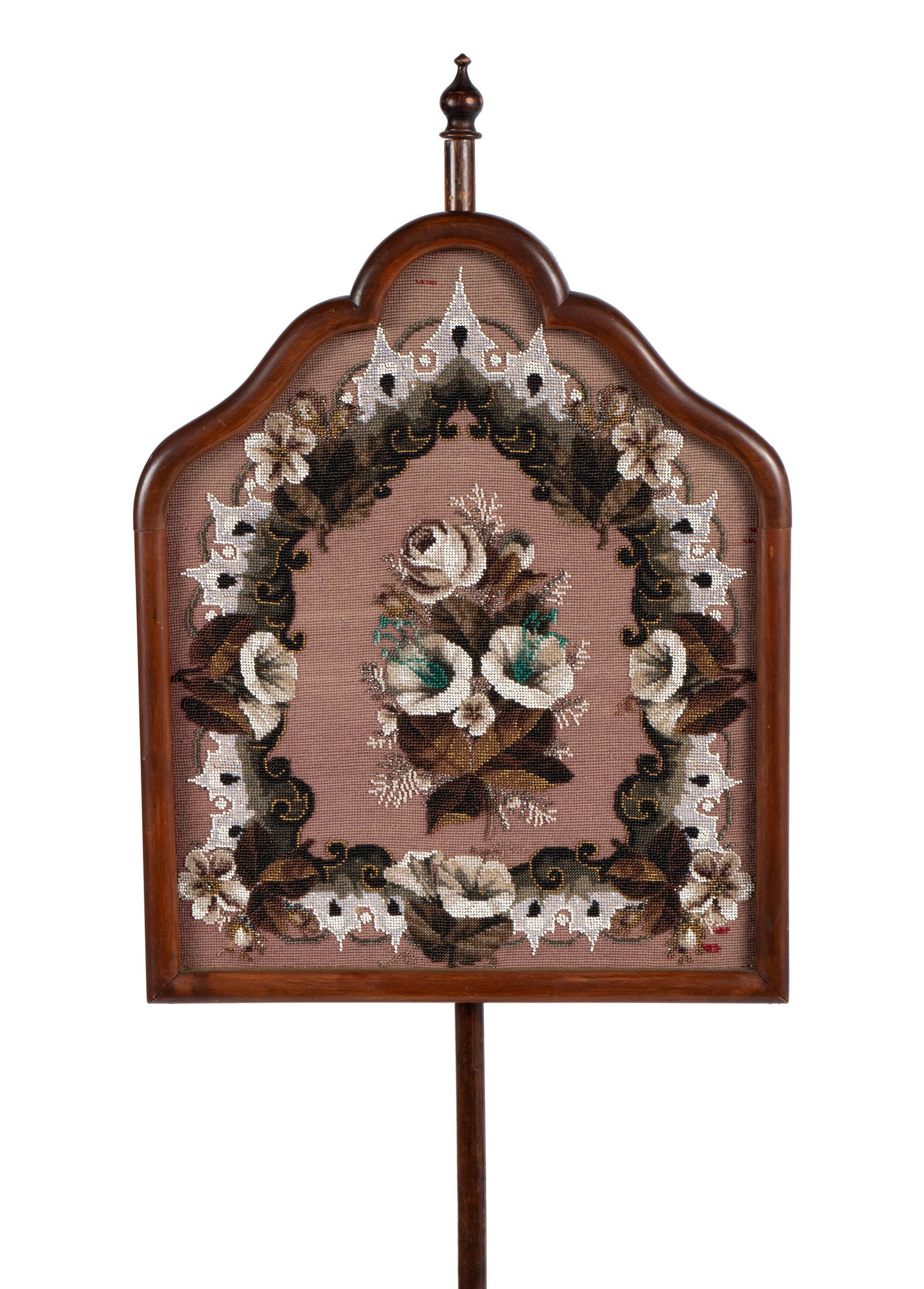 WILLIAM IV FIREPLACE POLE SCREEN - 2