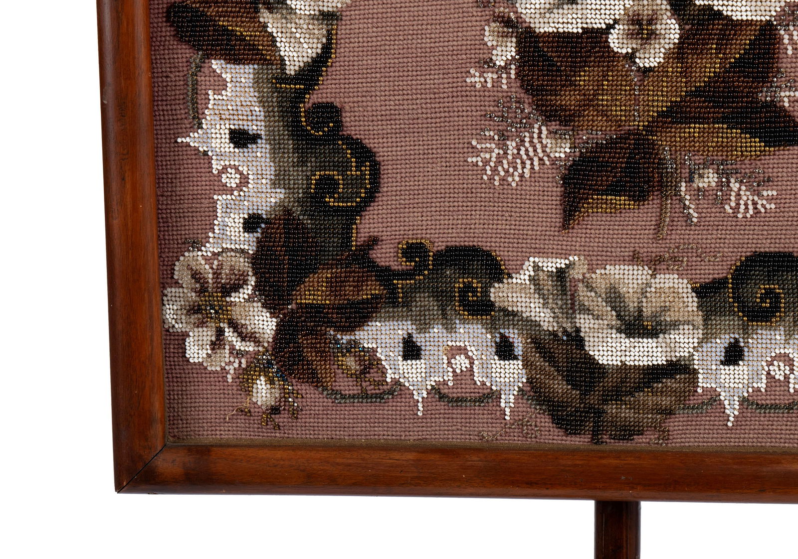 WILLIAM IV FIREPLACE POLE SCREEN - 3