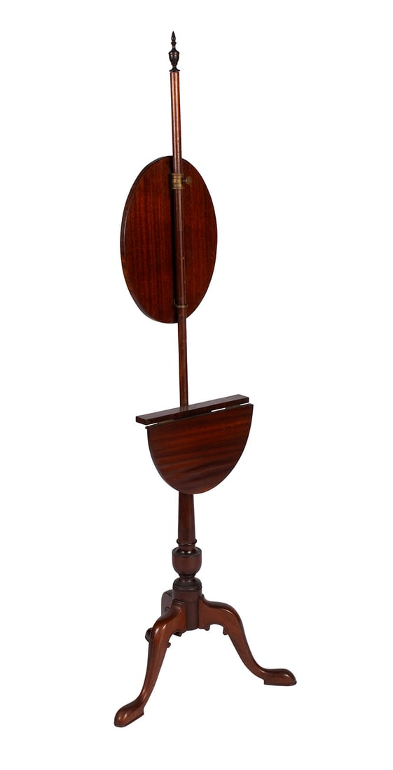 QUEEN ANNE POLE SCREEN - 3