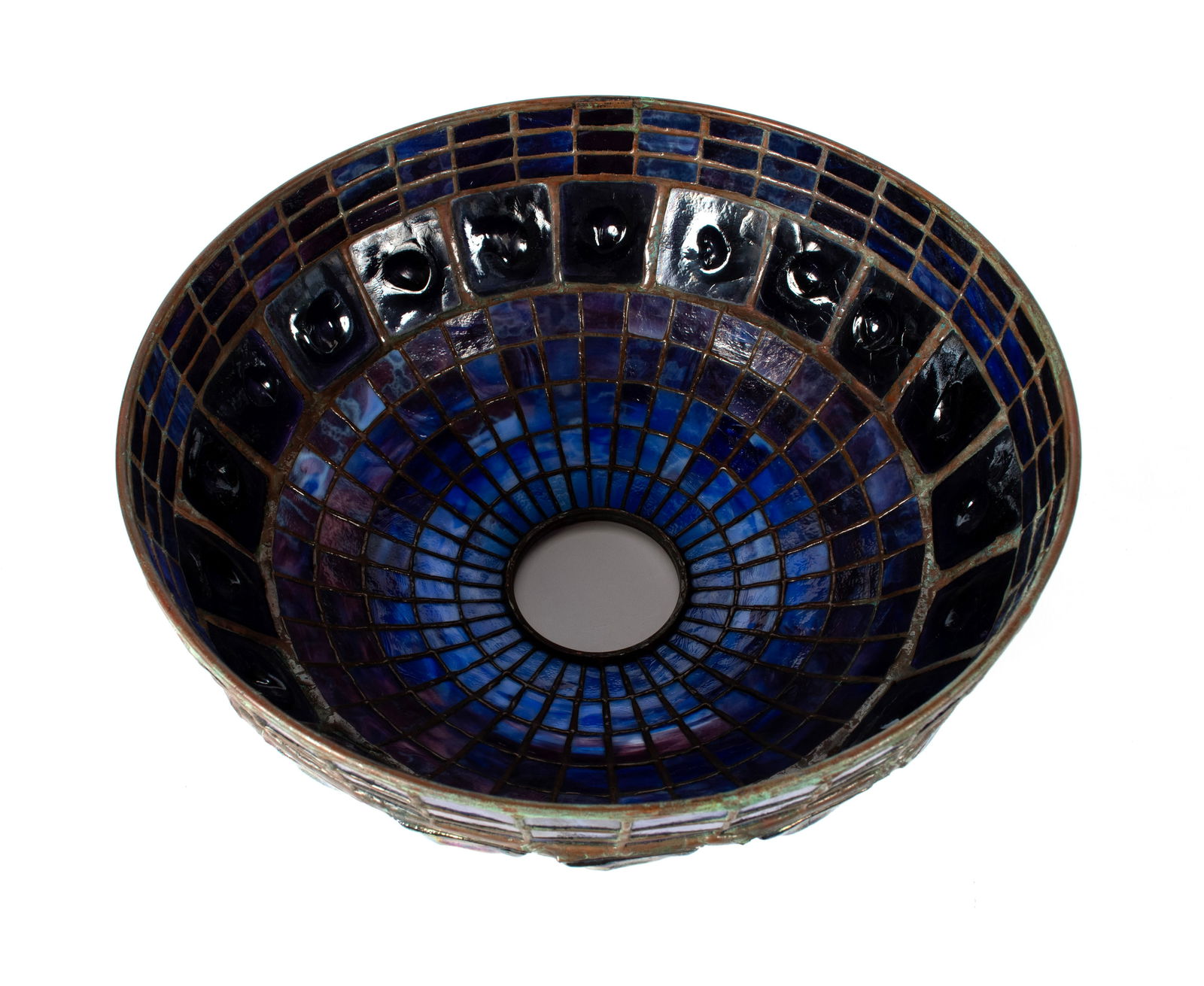 TIFFANY STYLE TURTLEBACK LAMP SHADE - 6