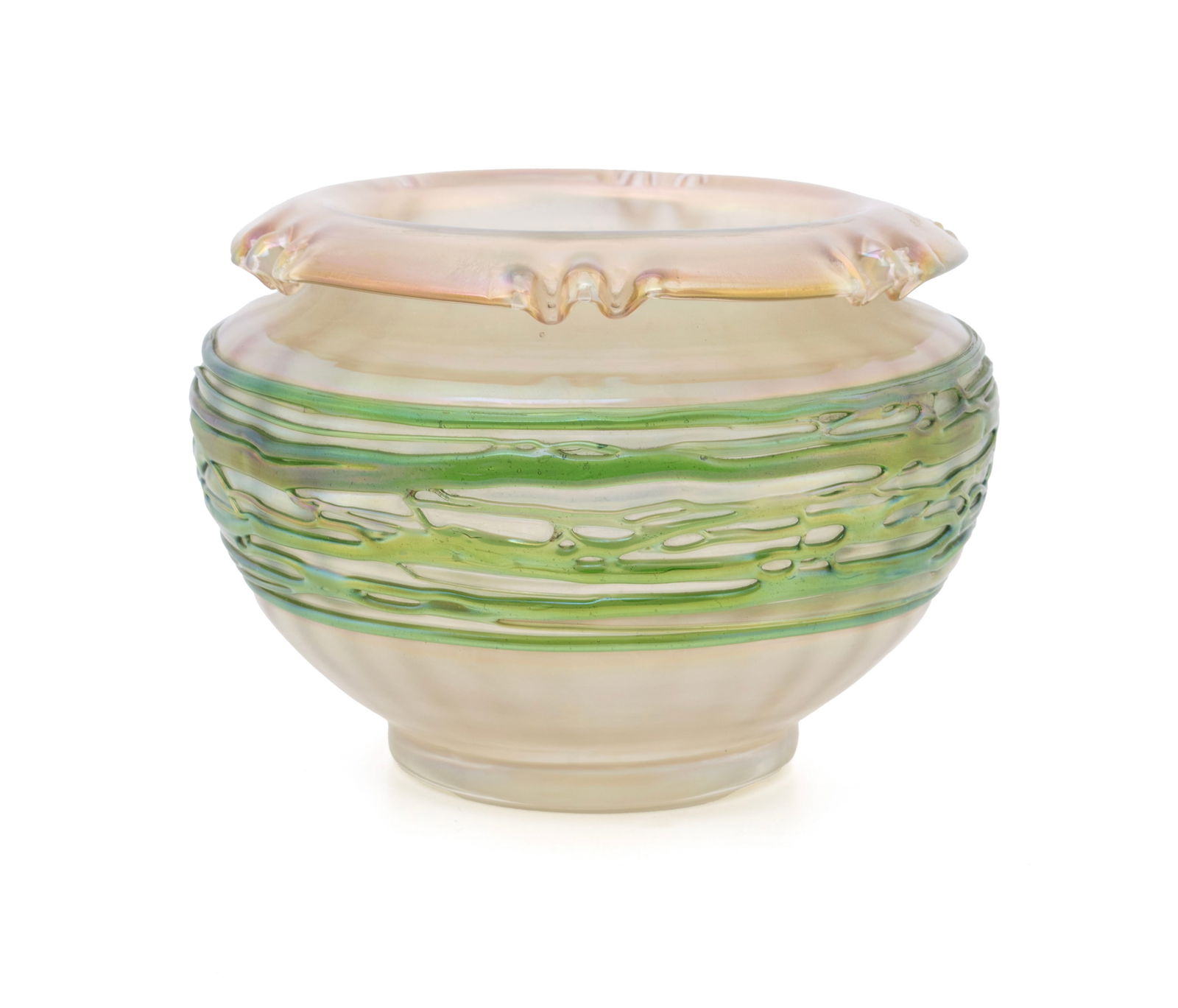 BOHEMIAN ART GLASS VASE (1 of 5)