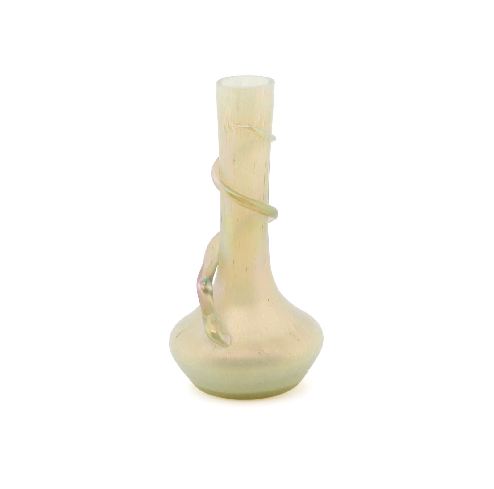 BOHEMIAN ART GLASS BUD VASE (1 of 7)