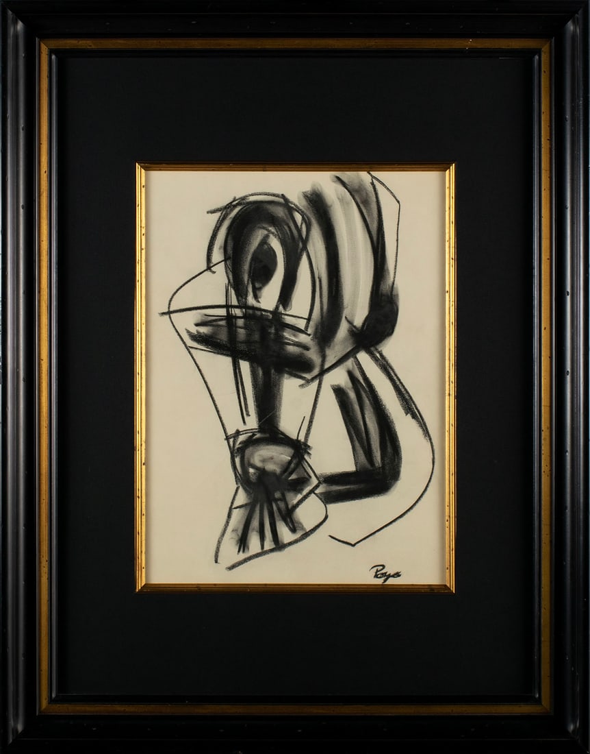 ABSTRACT CHARCOAL DRAWING - 2