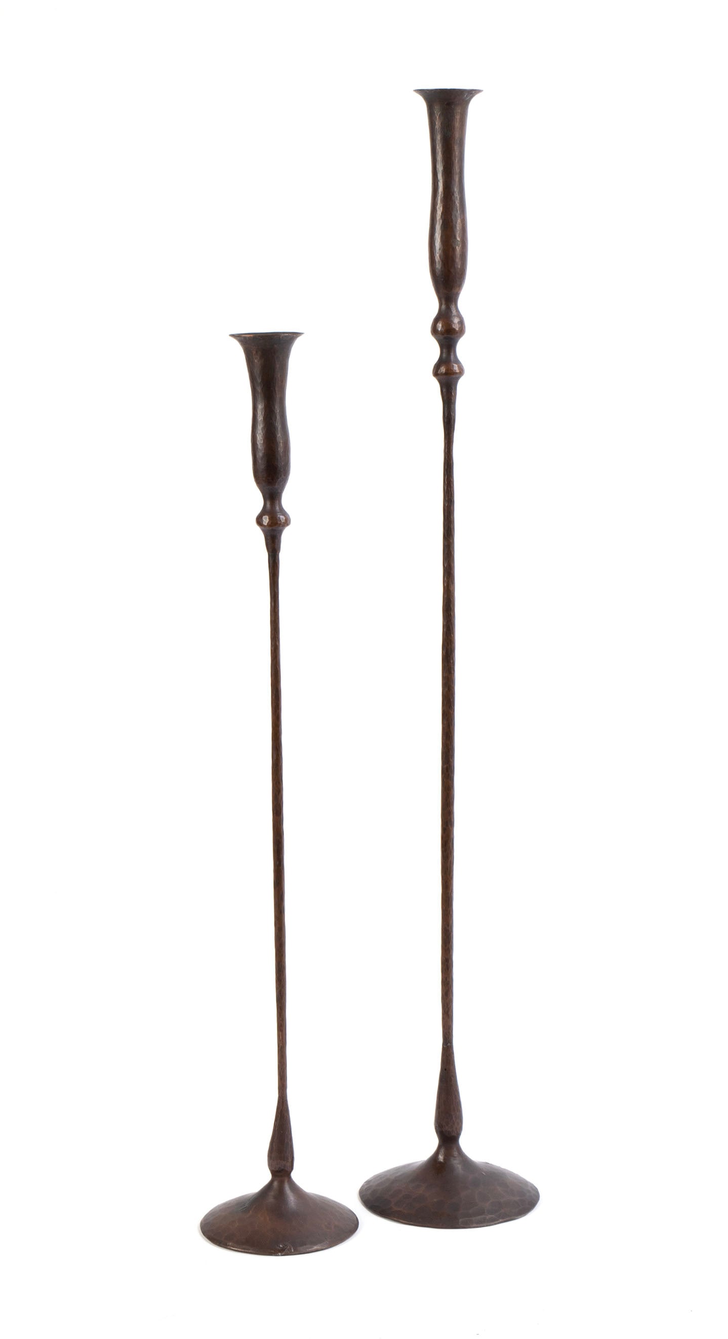 PAIR OF GREGG HESSEL STUDIO CANDLESTICKS (1 of 7)