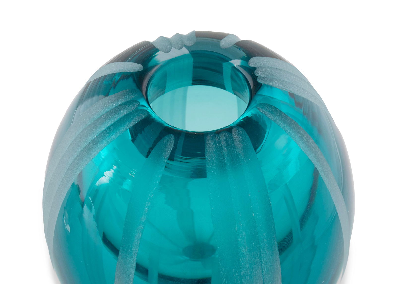 TWO ART GLASS ITEMS - 3