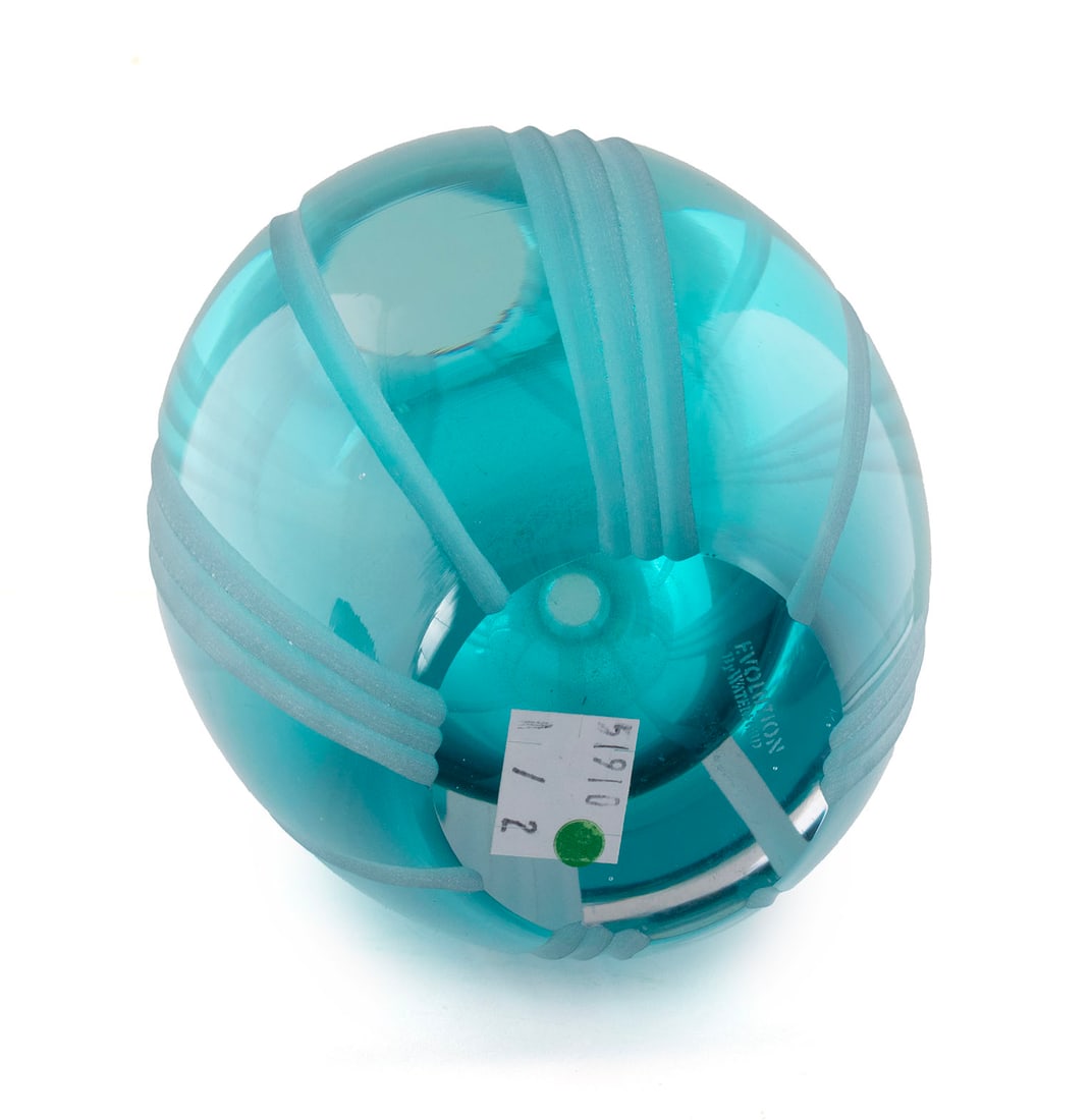 TWO ART GLASS ITEMS - 4