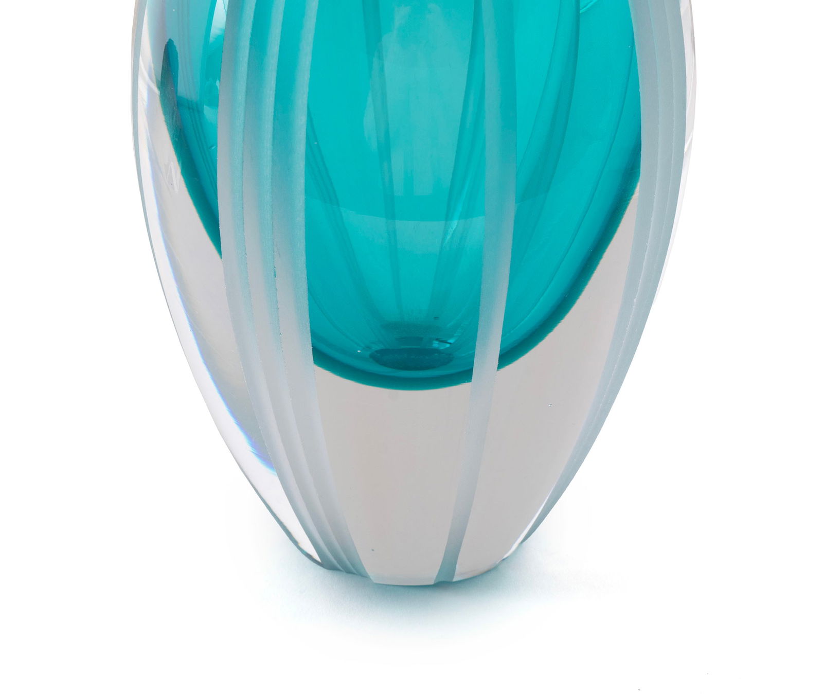 TWO ART GLASS ITEMS - 6