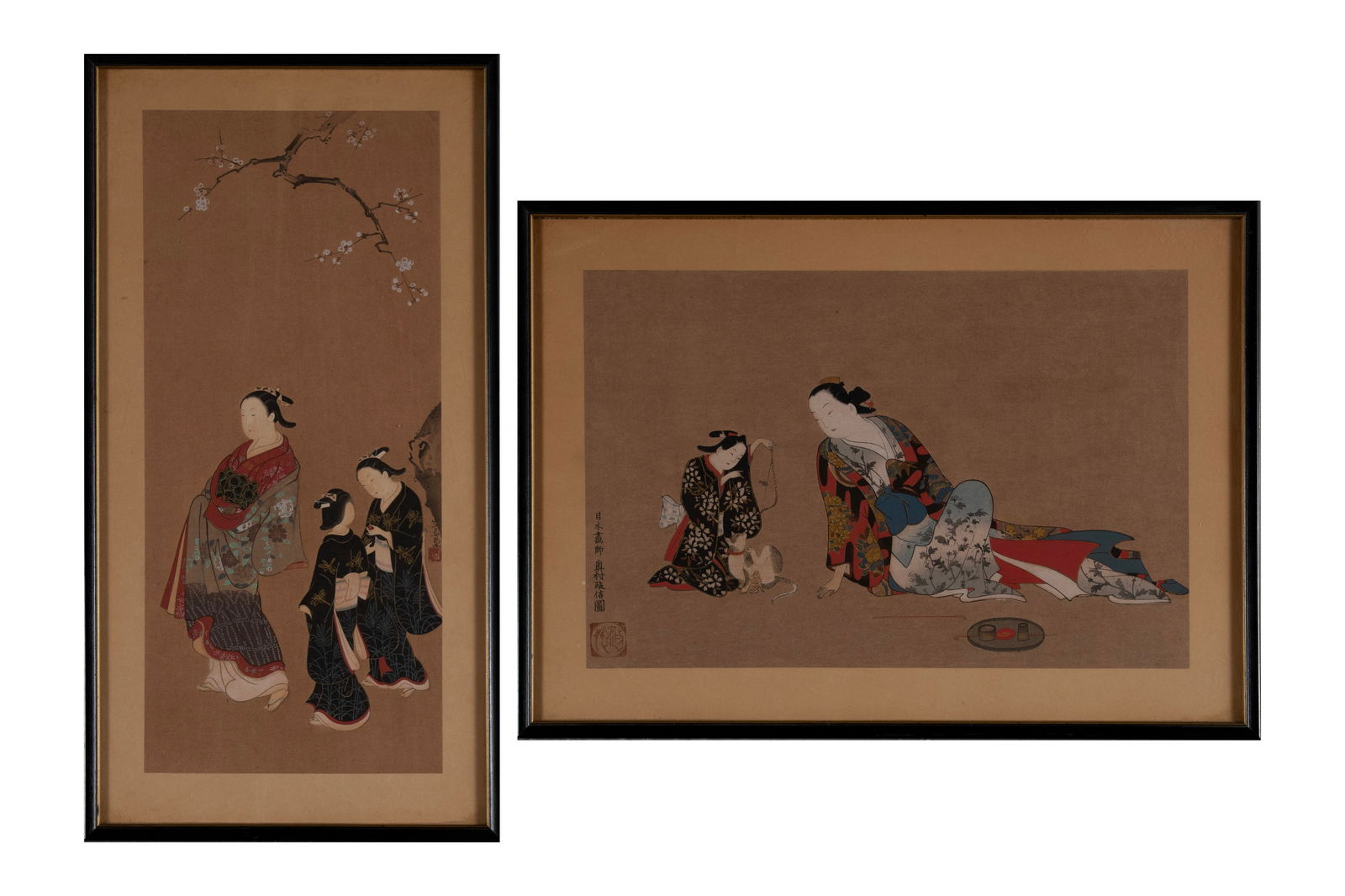 TWO JAPANESE WOODBLOCK PRINTS (1 of 10)