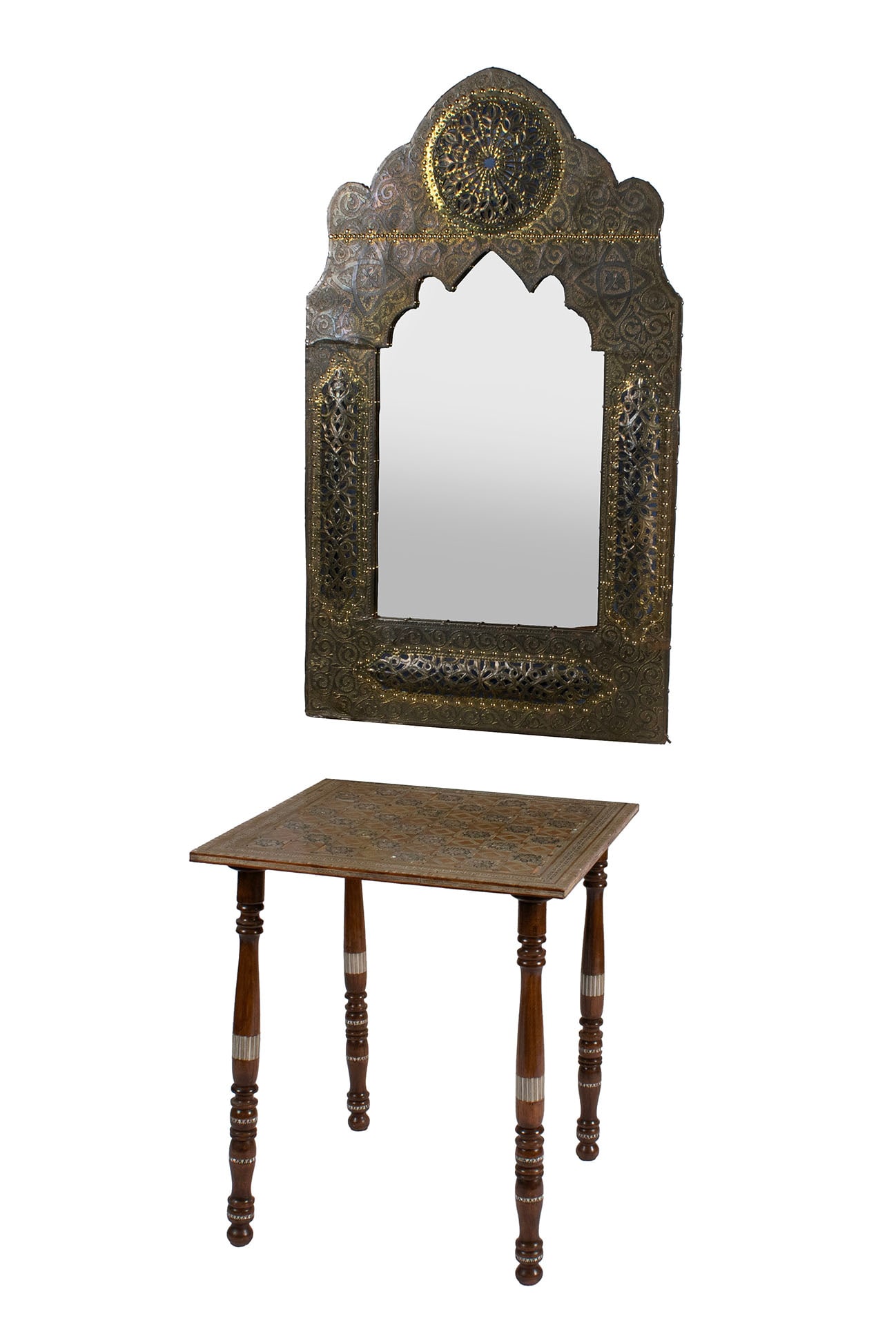 MOROCCAN STYLE MIRROR AND GAME TABLE (1 of 10)