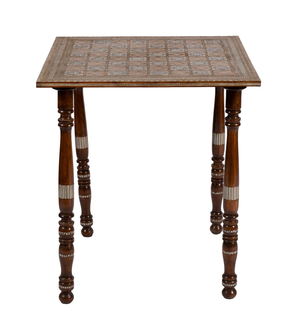 MOROCCAN STYLE MIRROR AND GAME TABLE - 8