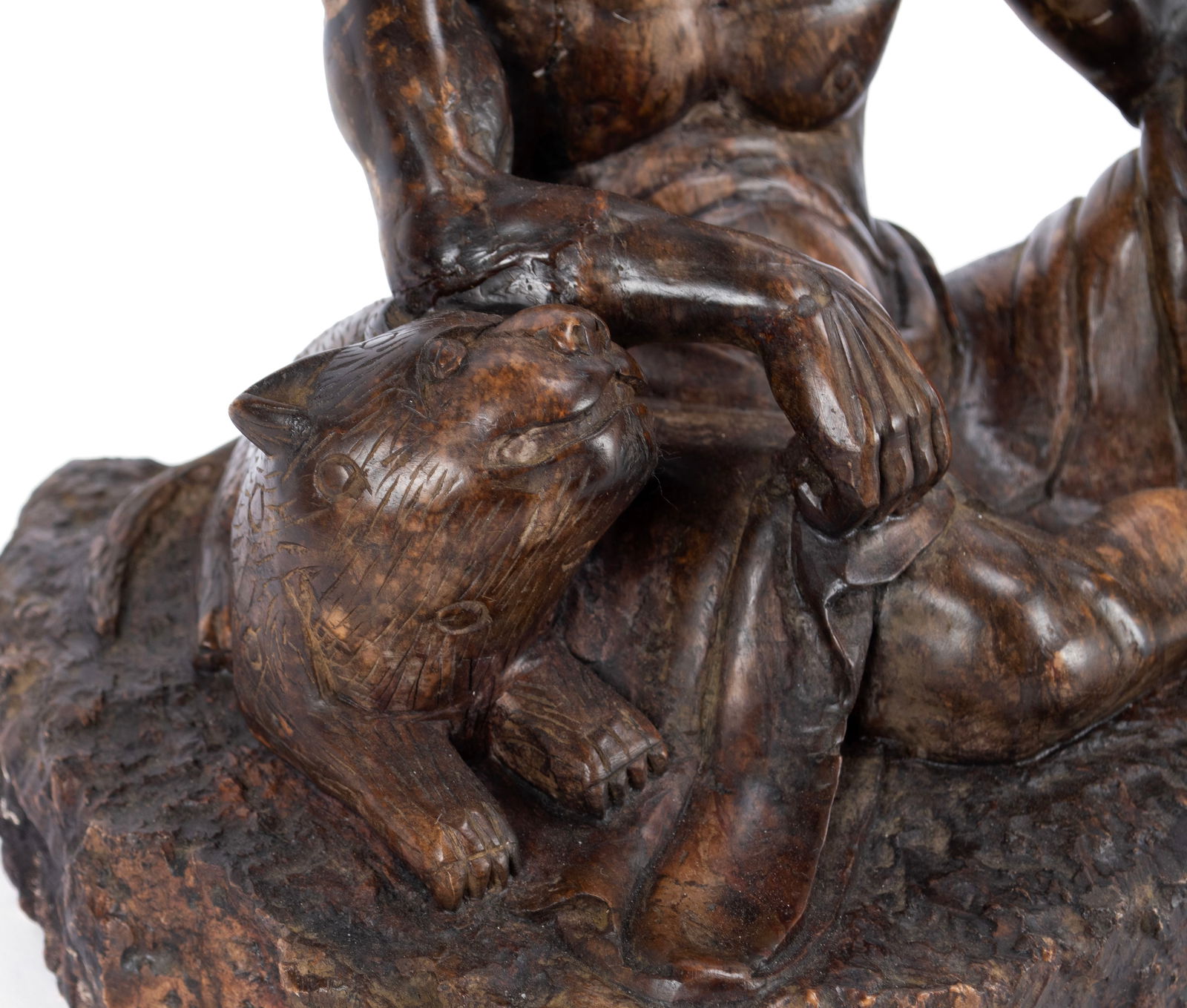 TWO BUDDHIST ARHAT FIGURE GROUPS - 5