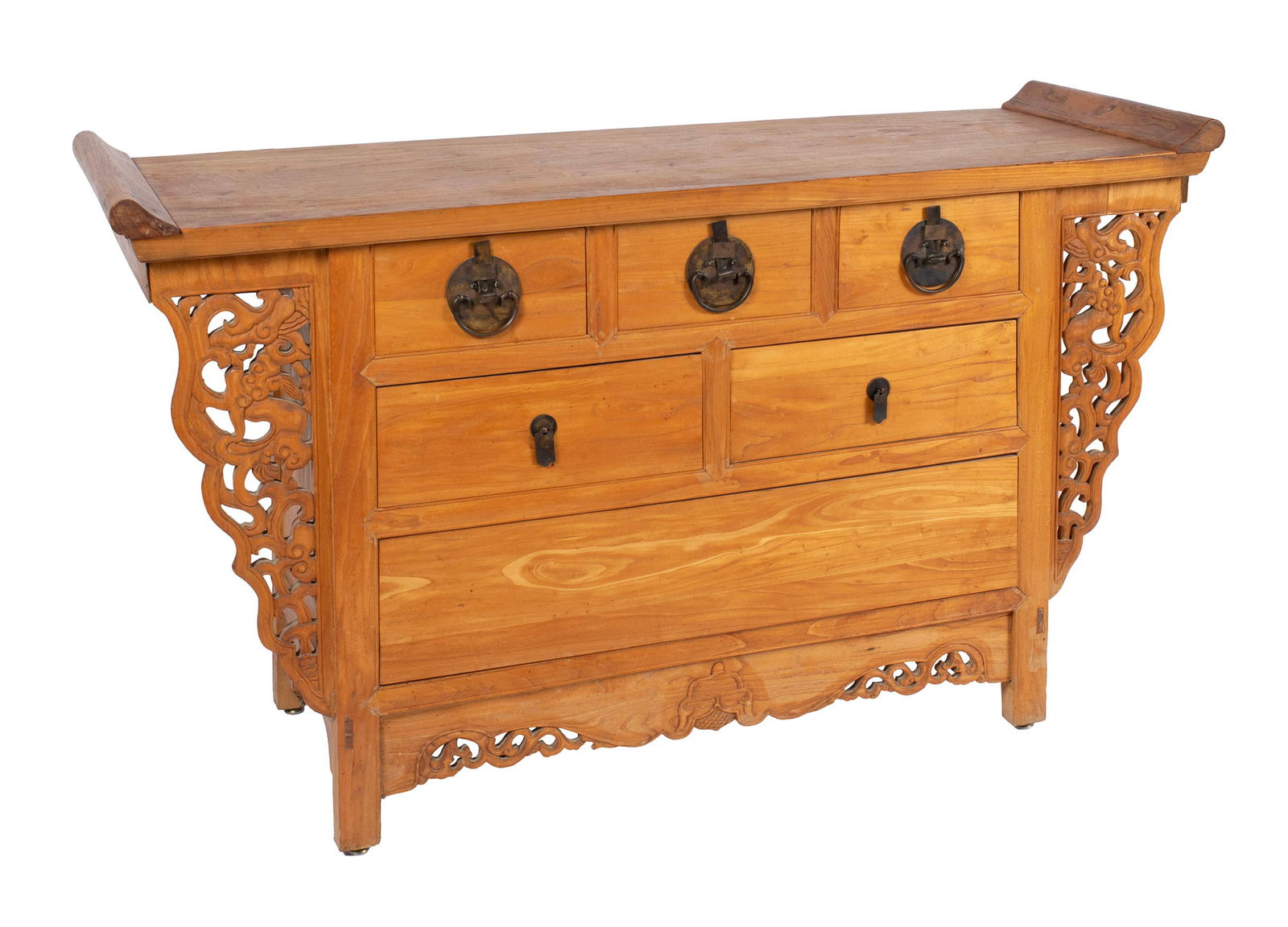 CHINESE ASH CONSOLE CABINET - 2