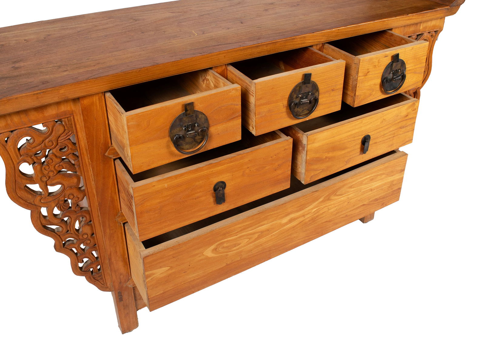 CHINESE ASH CONSOLE CABINET - 8