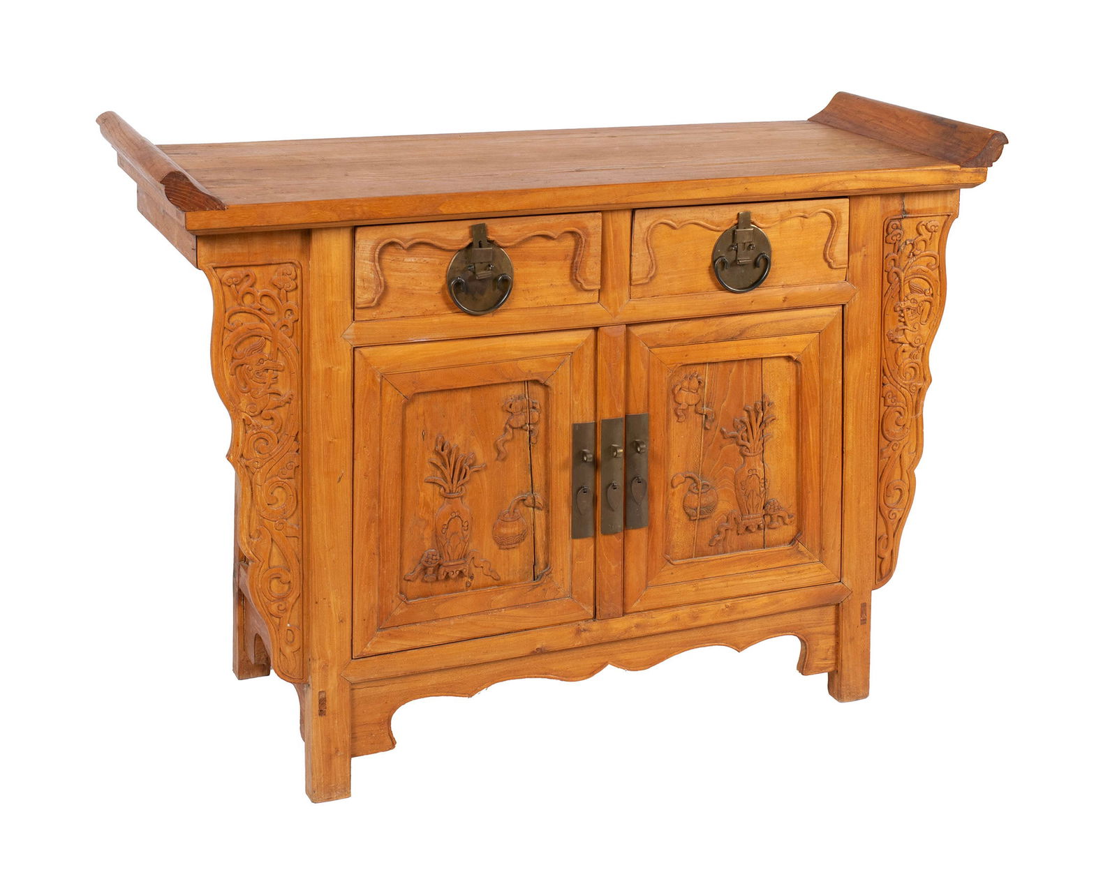CHINESE ASH SIDE CABINET (1 of 10)