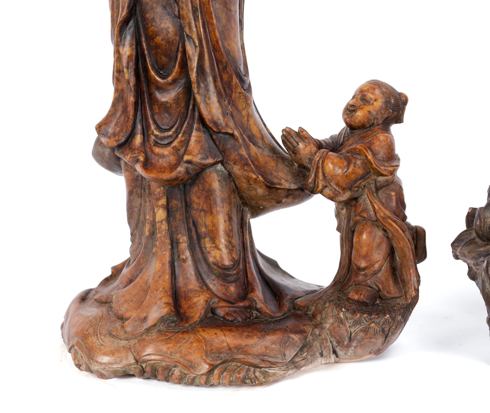 TWO QUAN YIN FIGURE GROUPS - 6
