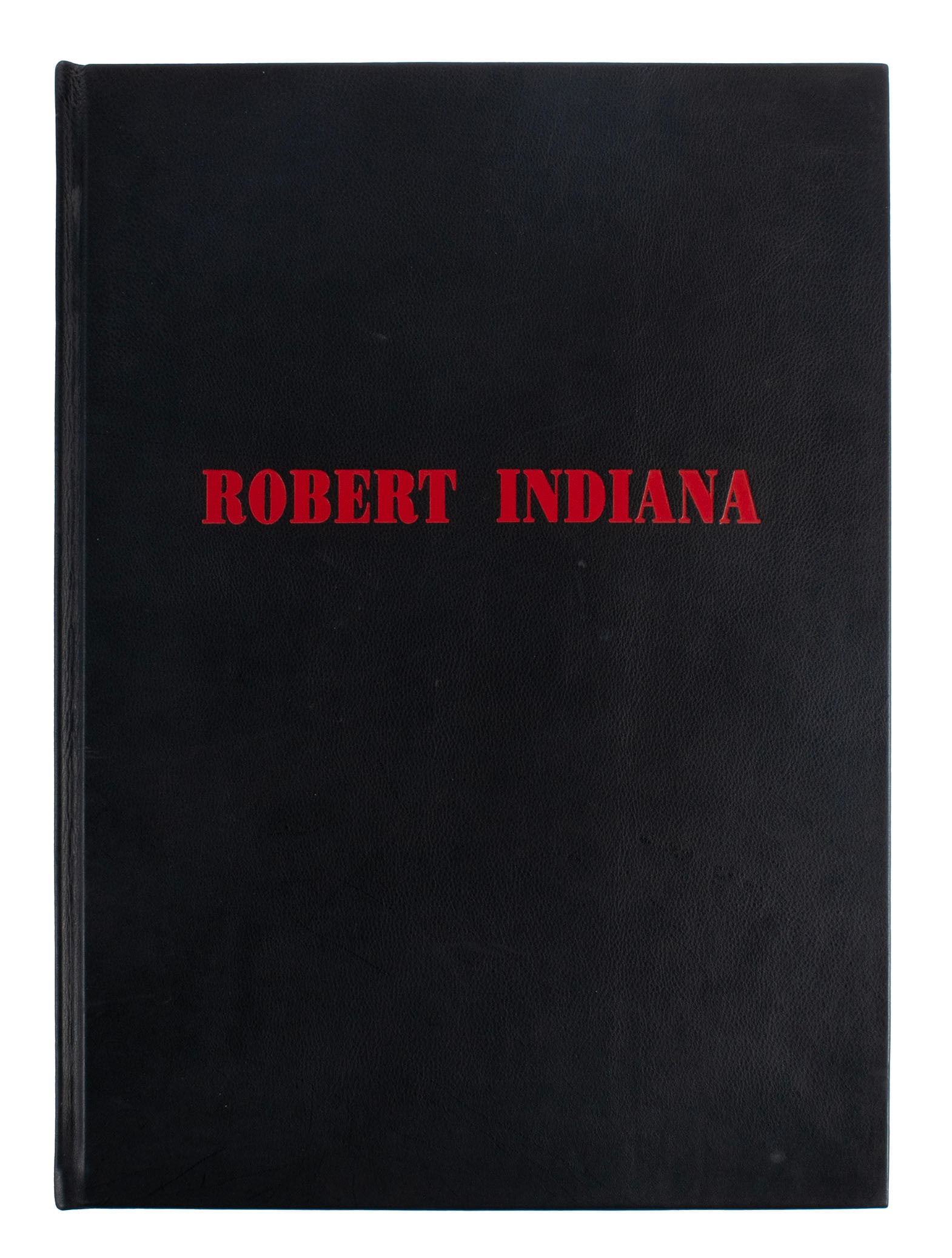 ROBERT INDIANA, 'THE AMERICAN DREAM' PORTFOLIO: ROBERT INDIANA, 'THE AMERICAN DREAM' PORTFOLIOScreenprints on wove paper in leather-bound book, edition 238 of 395. Includes a set of twenty-four (24) unsigned & bound screenprints, with poetry by Rob