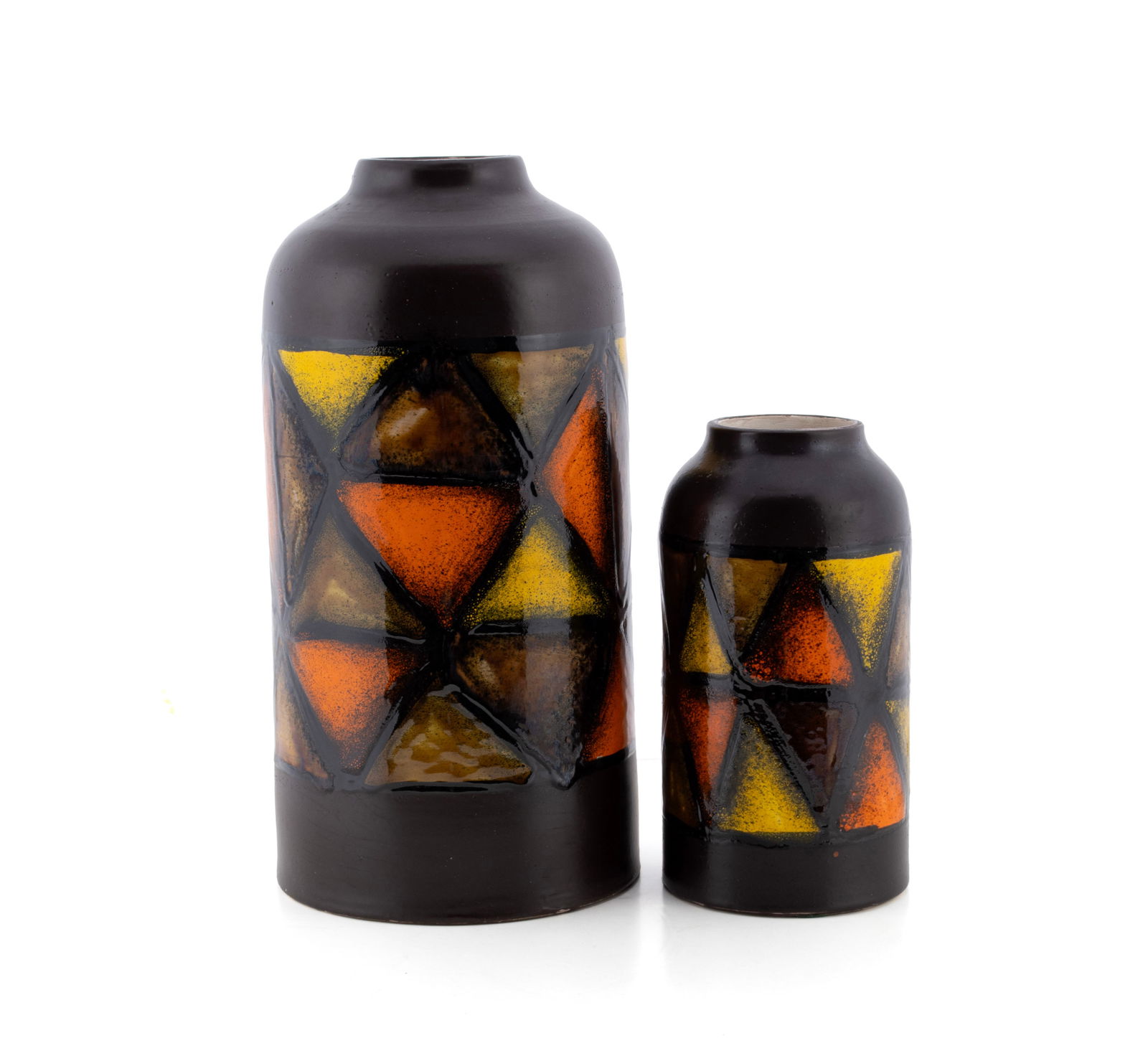 TWO BITOSSI 'VETRATA' VASES (1 of 7)