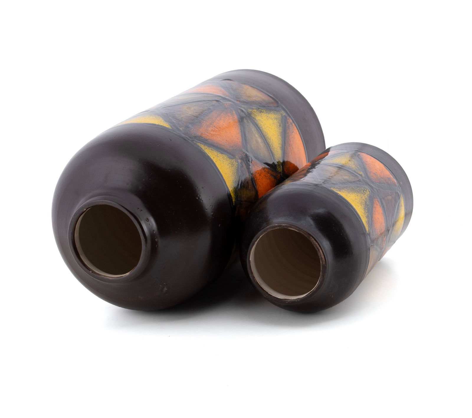 TWO BITOSSI 'VETRATA' VASES - 4