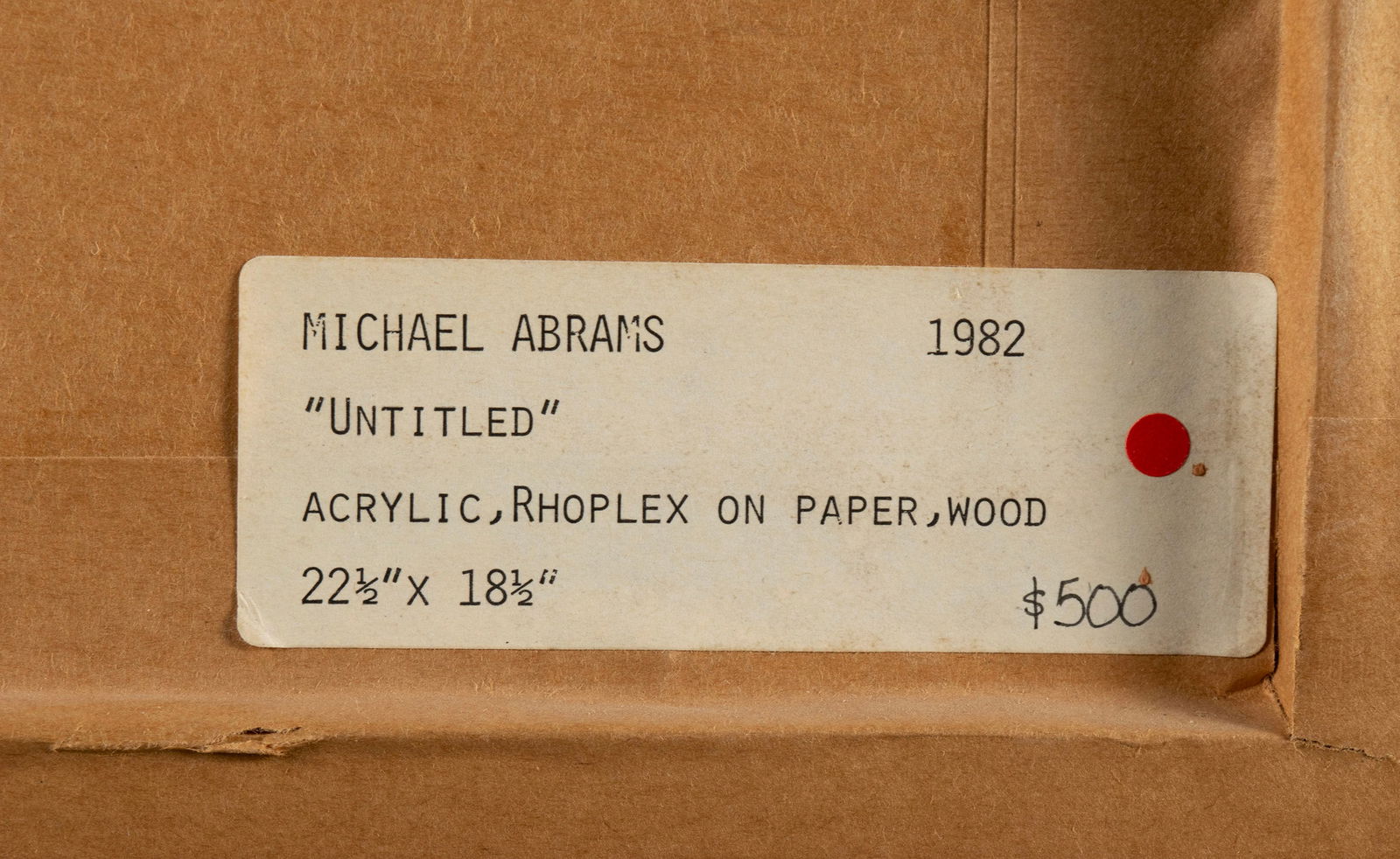 MICHAEL ABRAMS (AMERICAN, 20TH C.) - 8