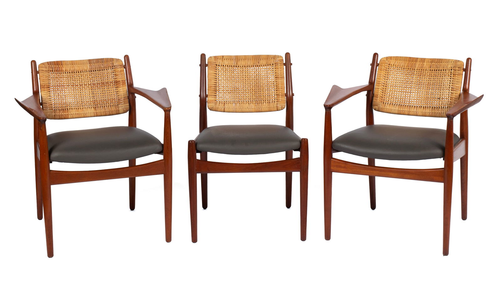 SIX ARNE VODDER DINING CHAIRS - 2
