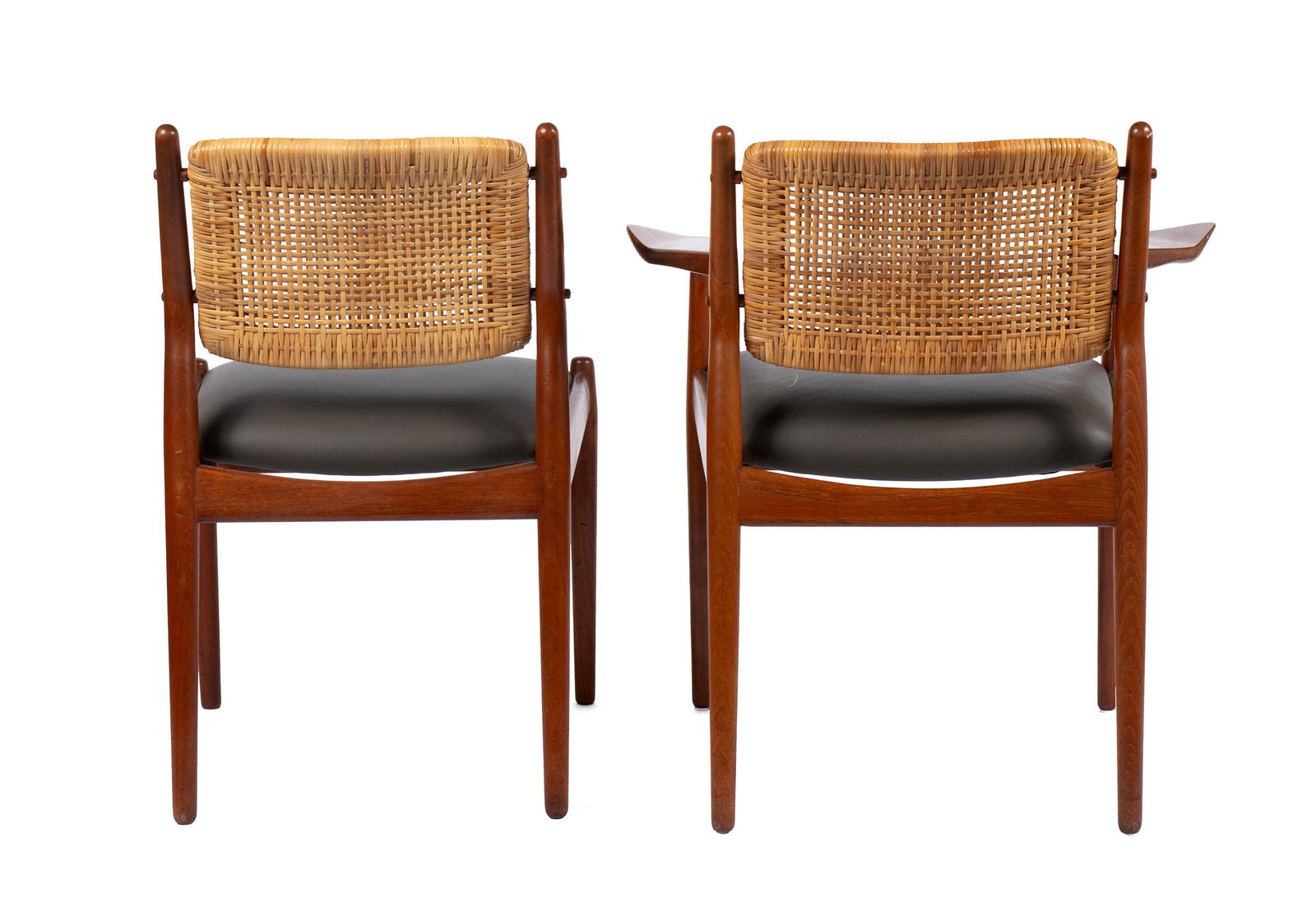 SIX ARNE VODDER DINING CHAIRS - 6