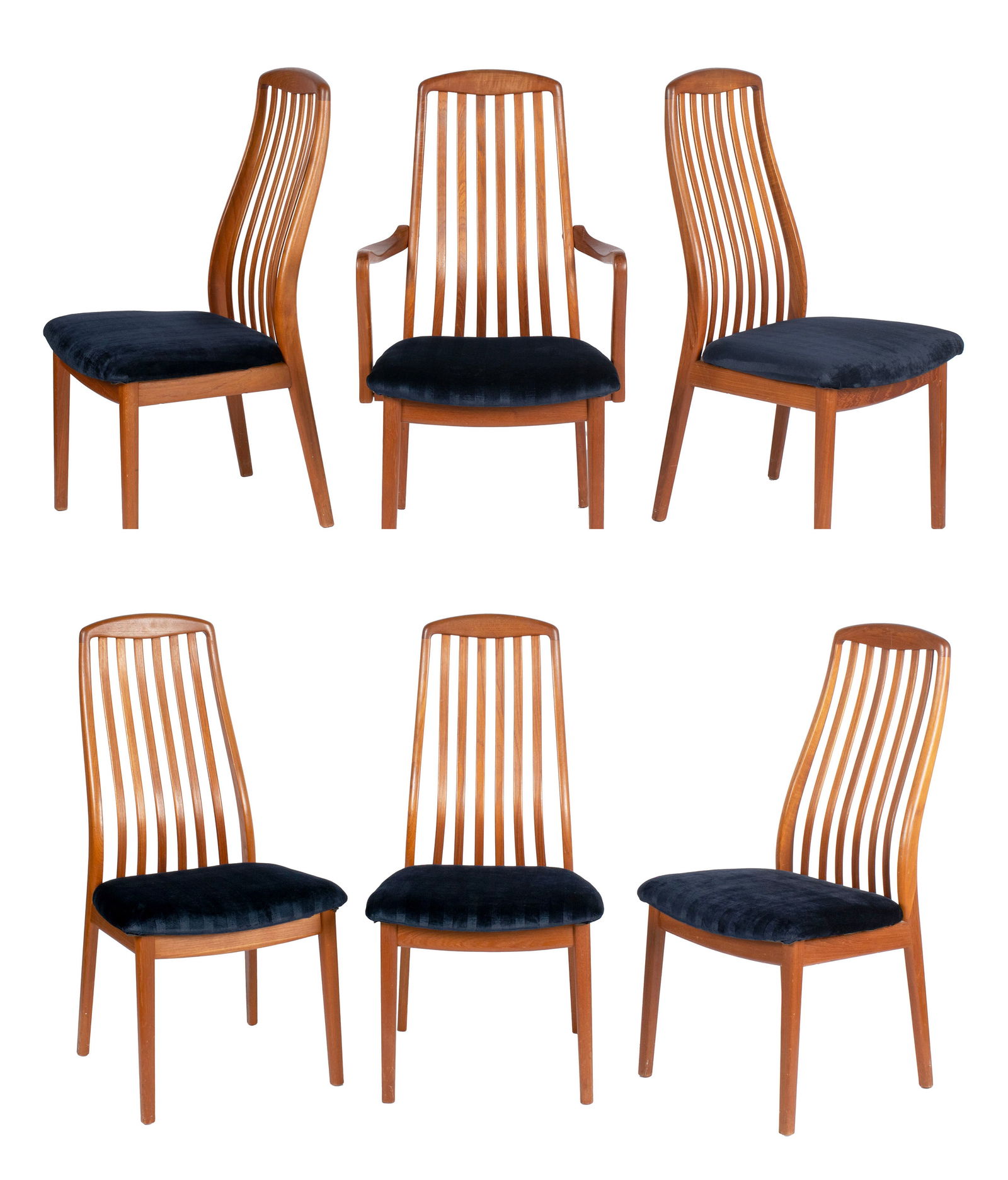 SET OF SIX MODERN DINING CHAIRS (1 of 13)