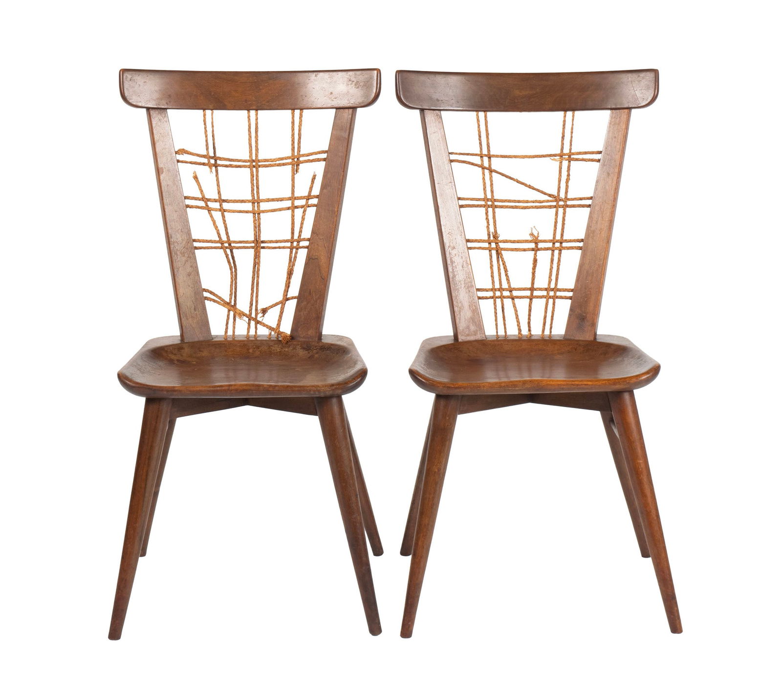 PAIR OF CHAIRS BY GUGLIELMO PECORINI (ITALIAN, 1889-1965) (1 of 7)