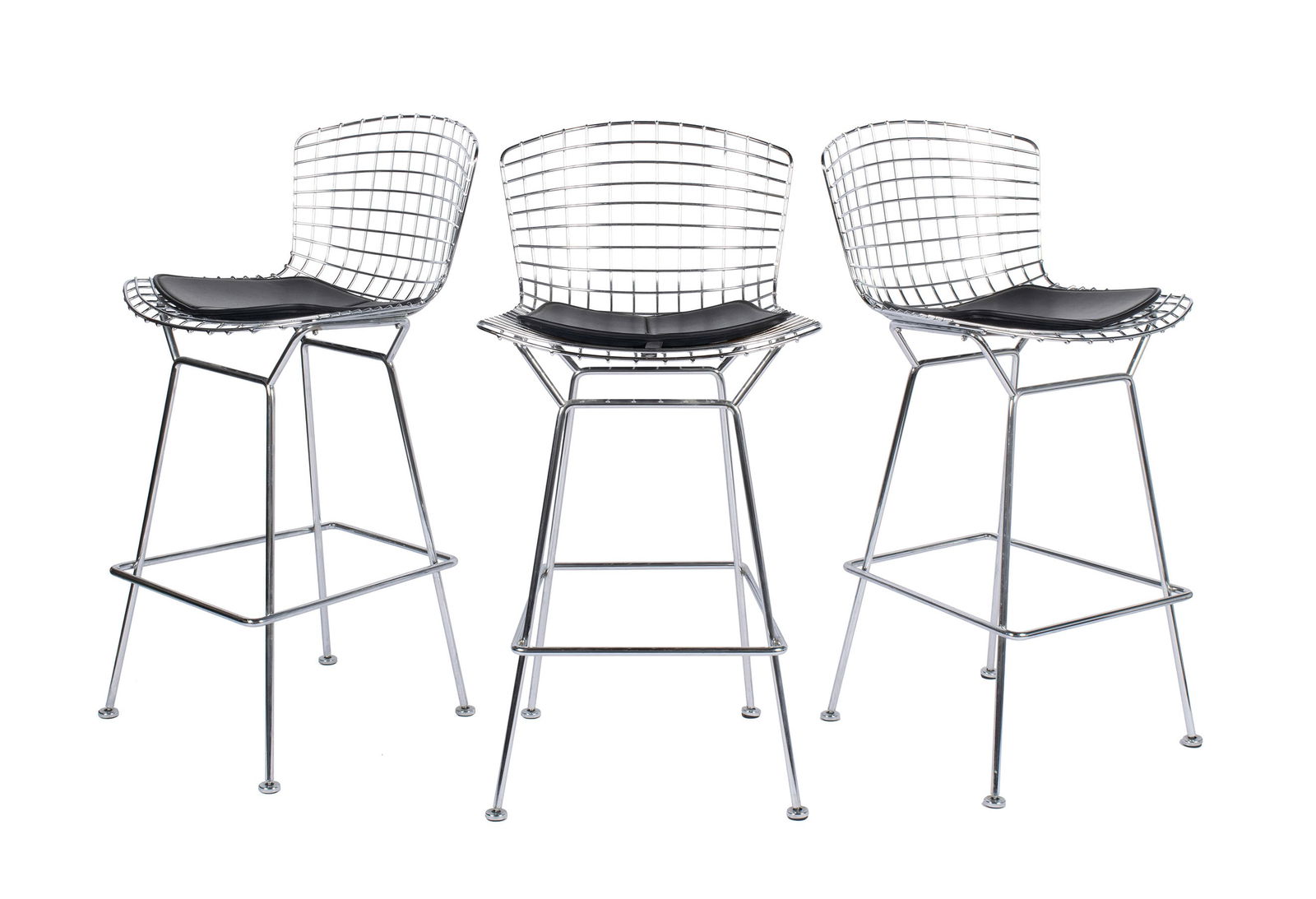 THREE BERTOIA FOR KNOLL BARSTOOLS (1 of 8)
