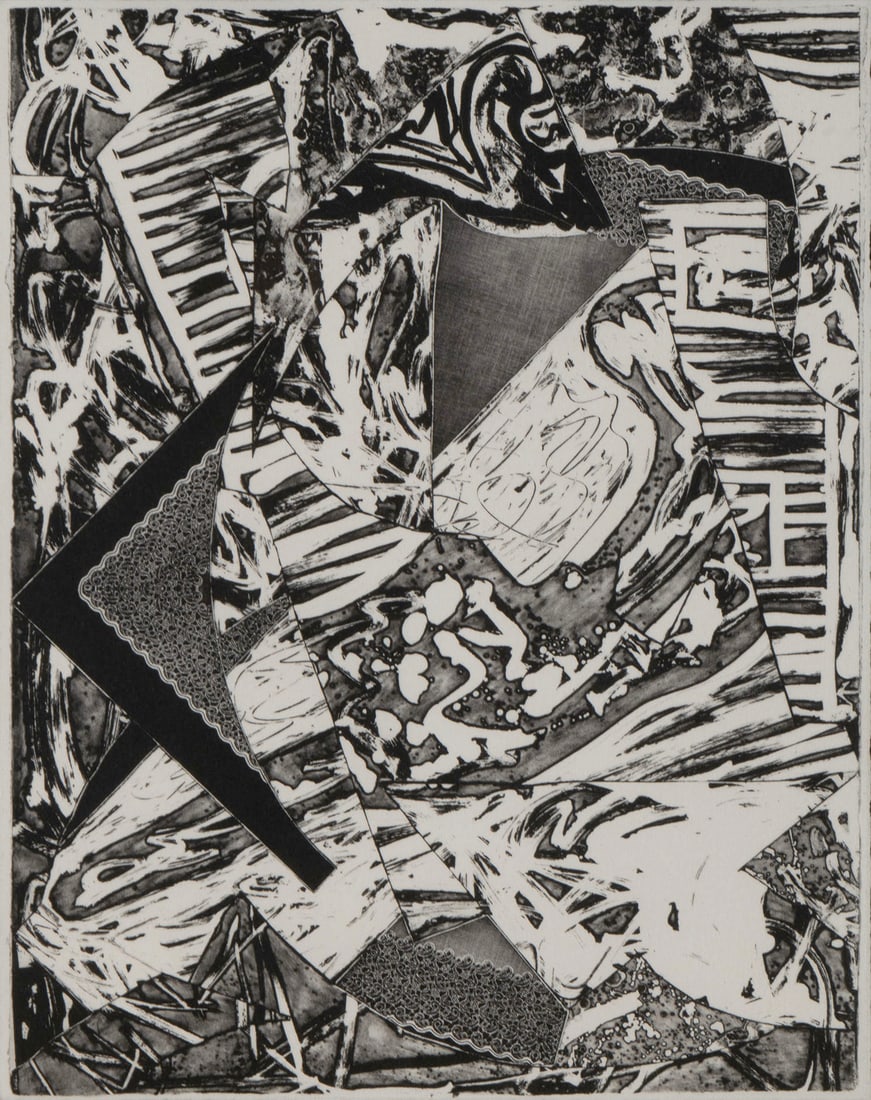 AFTER FRANK STELLA (AMERICAN, 1936-2024), 'SWAN ENGRAVING' (1 of 8)