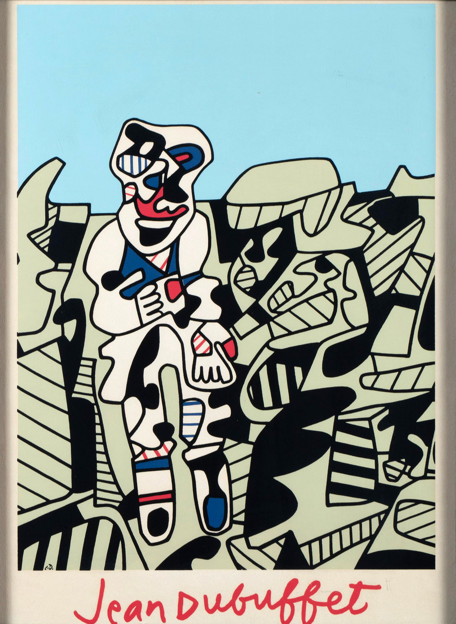 JEAN DUBUFFET SCREENPRINT POSTER (1 of 8)