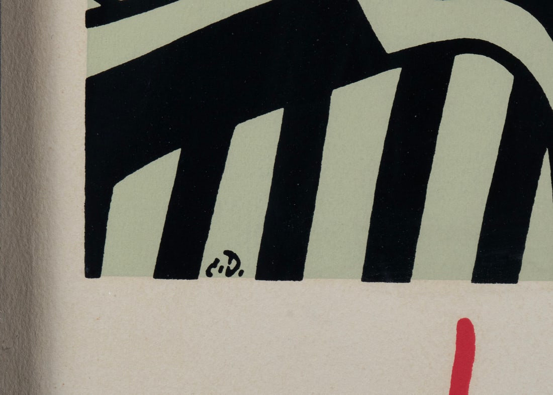 JEAN DUBUFFET SCREENPRINT POSTER - 3