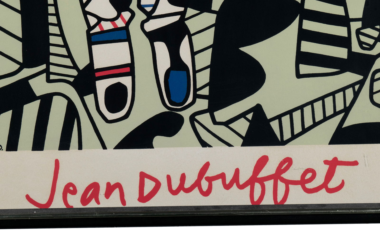 JEAN DUBUFFET SCREENPRINT POSTER - 4