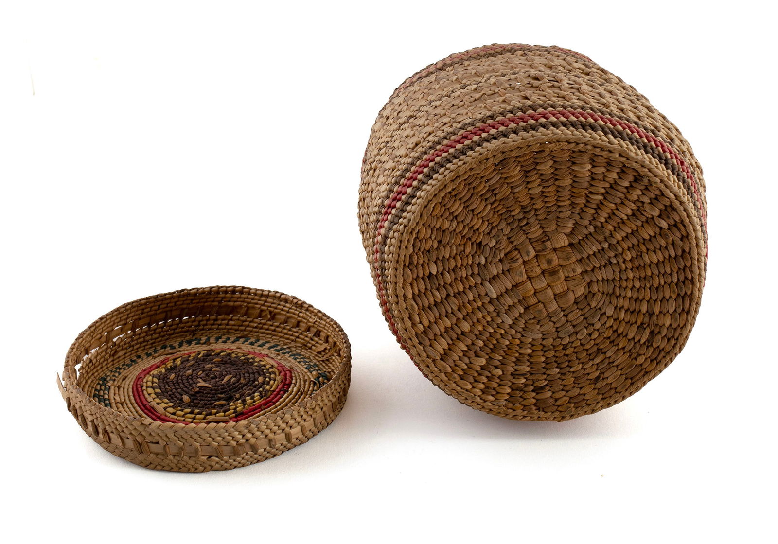 TWO NATIVE AMERICAN BASKETS - 9