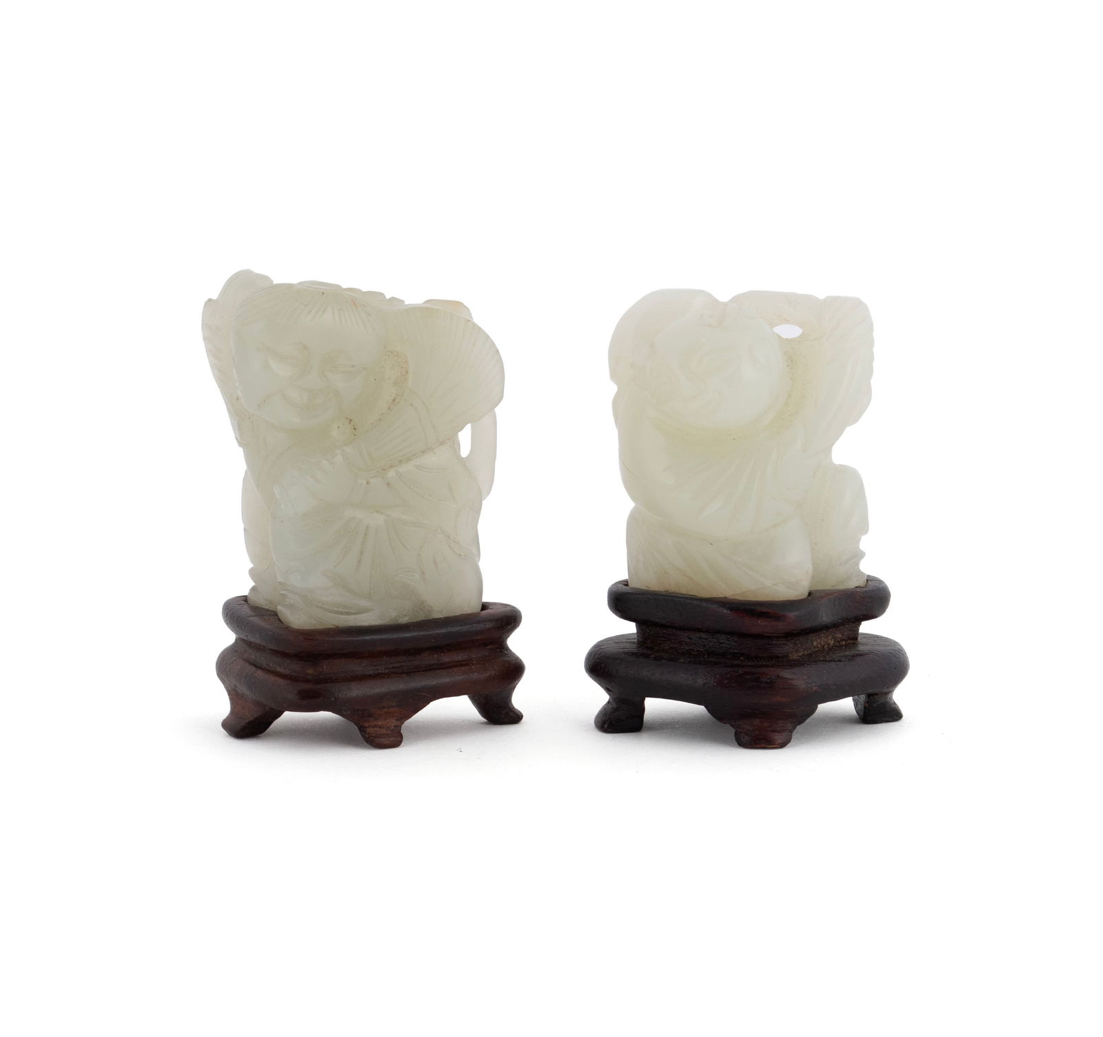 FIVE JADE CARVINGS - 9