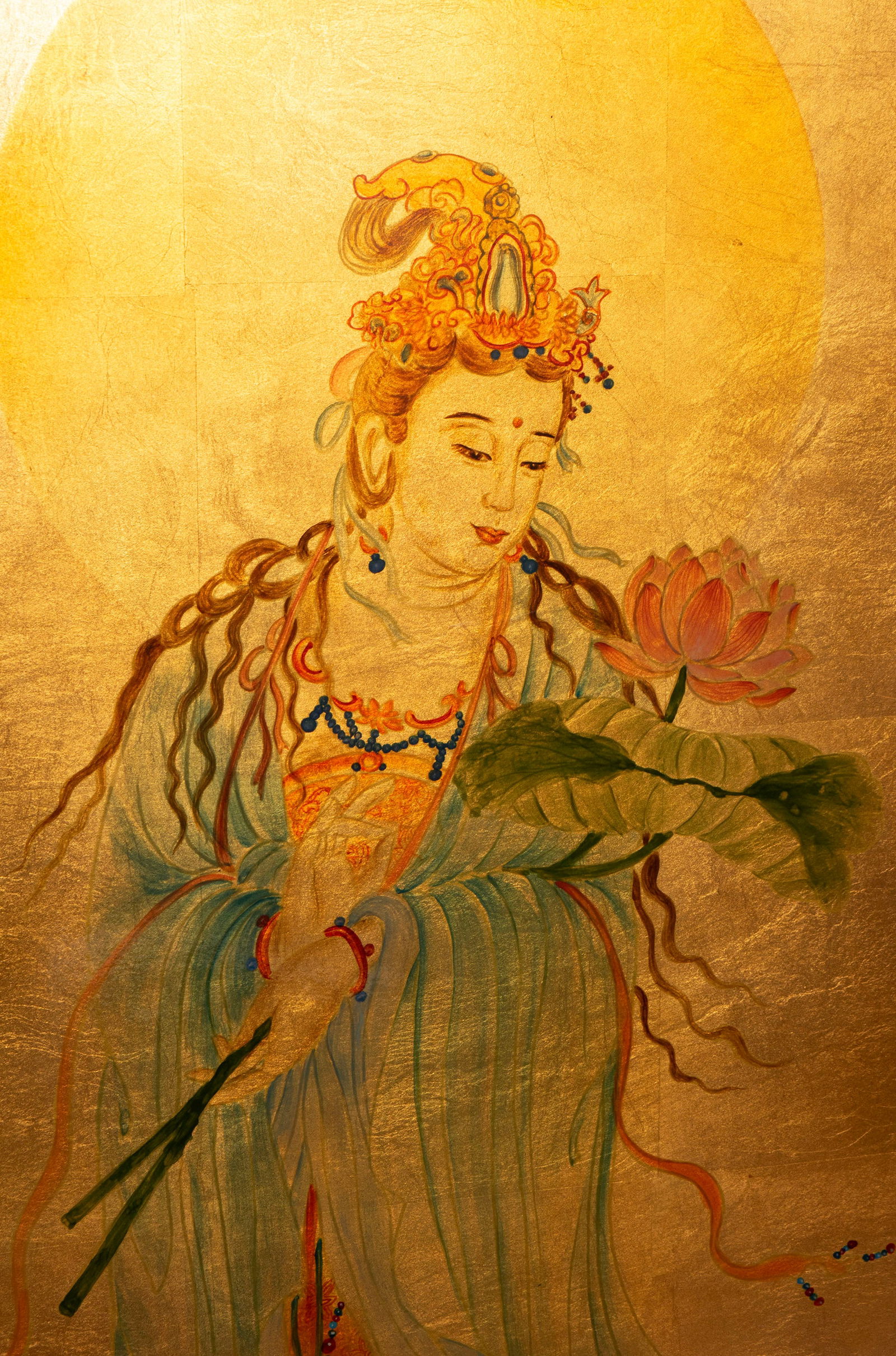 TWO THREE-PANEL ROOM SCREENS - 13