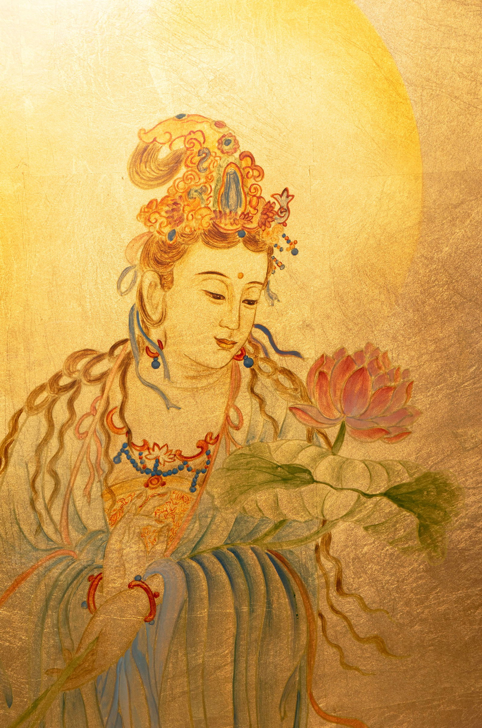 TWO THREE-PANEL ROOM SCREENS - 6